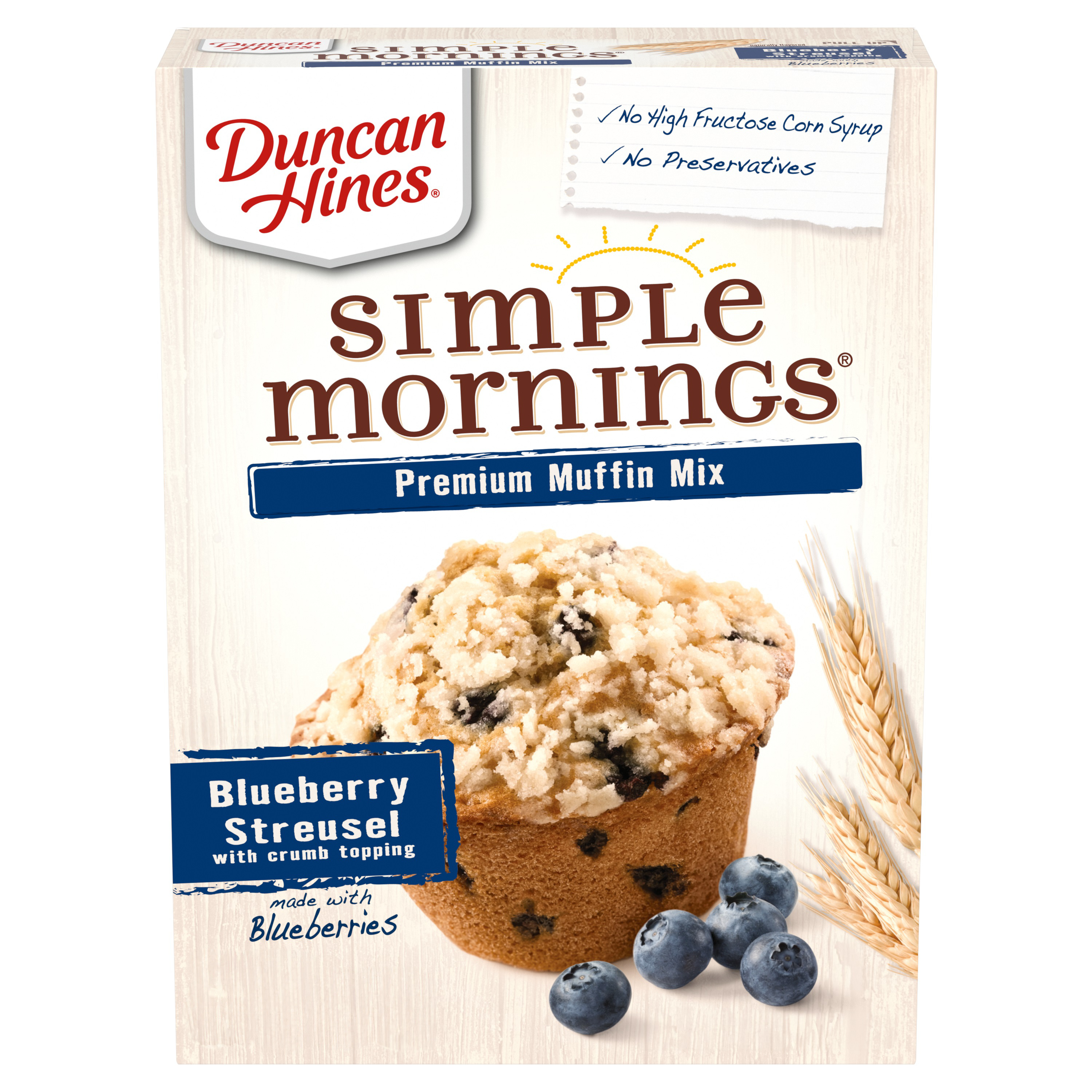 Blueberry Streusel With Crumb Topping Premium Muffin Mix