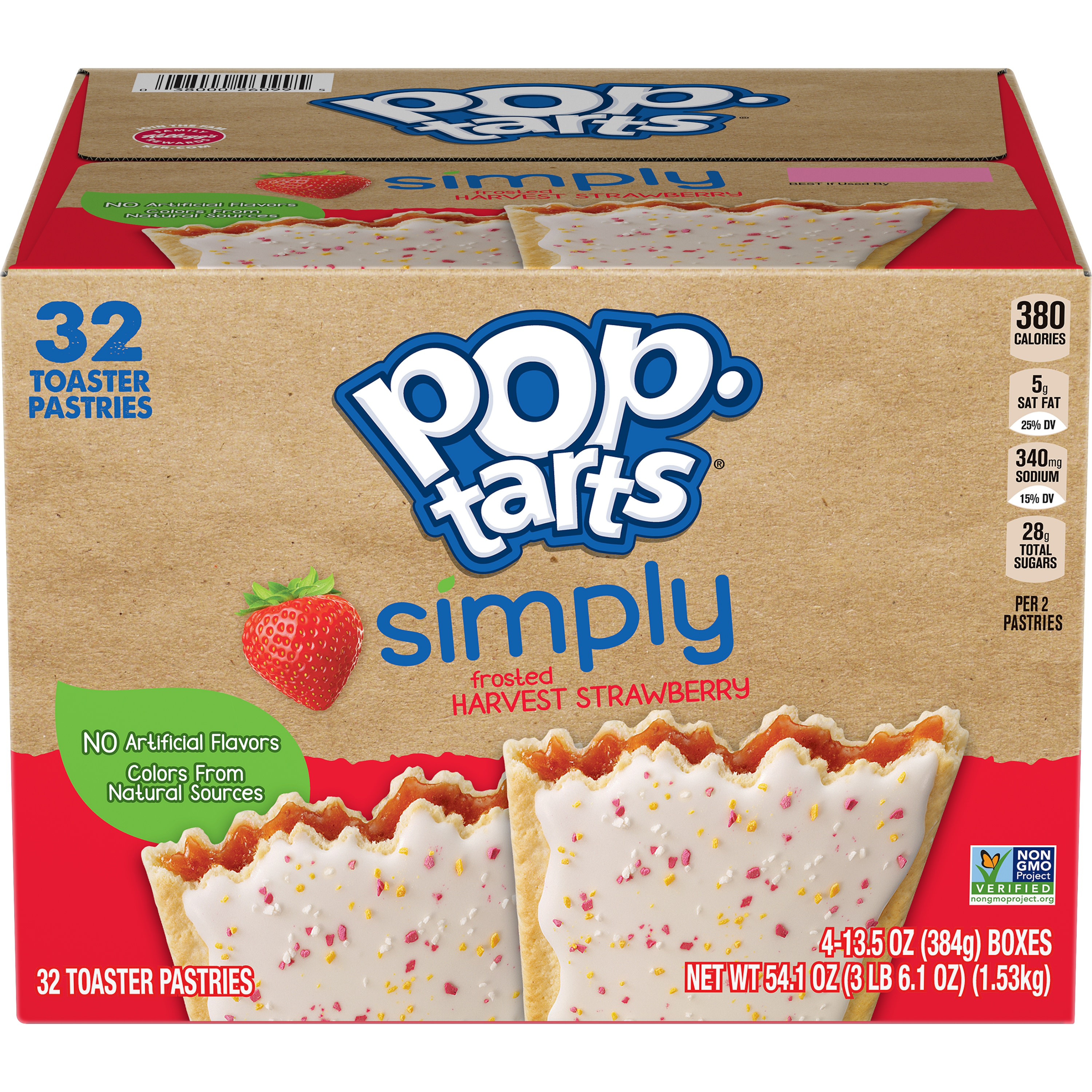 Pop-Tarts Simply Frosted Harvest Strawberry Toaster Pastries