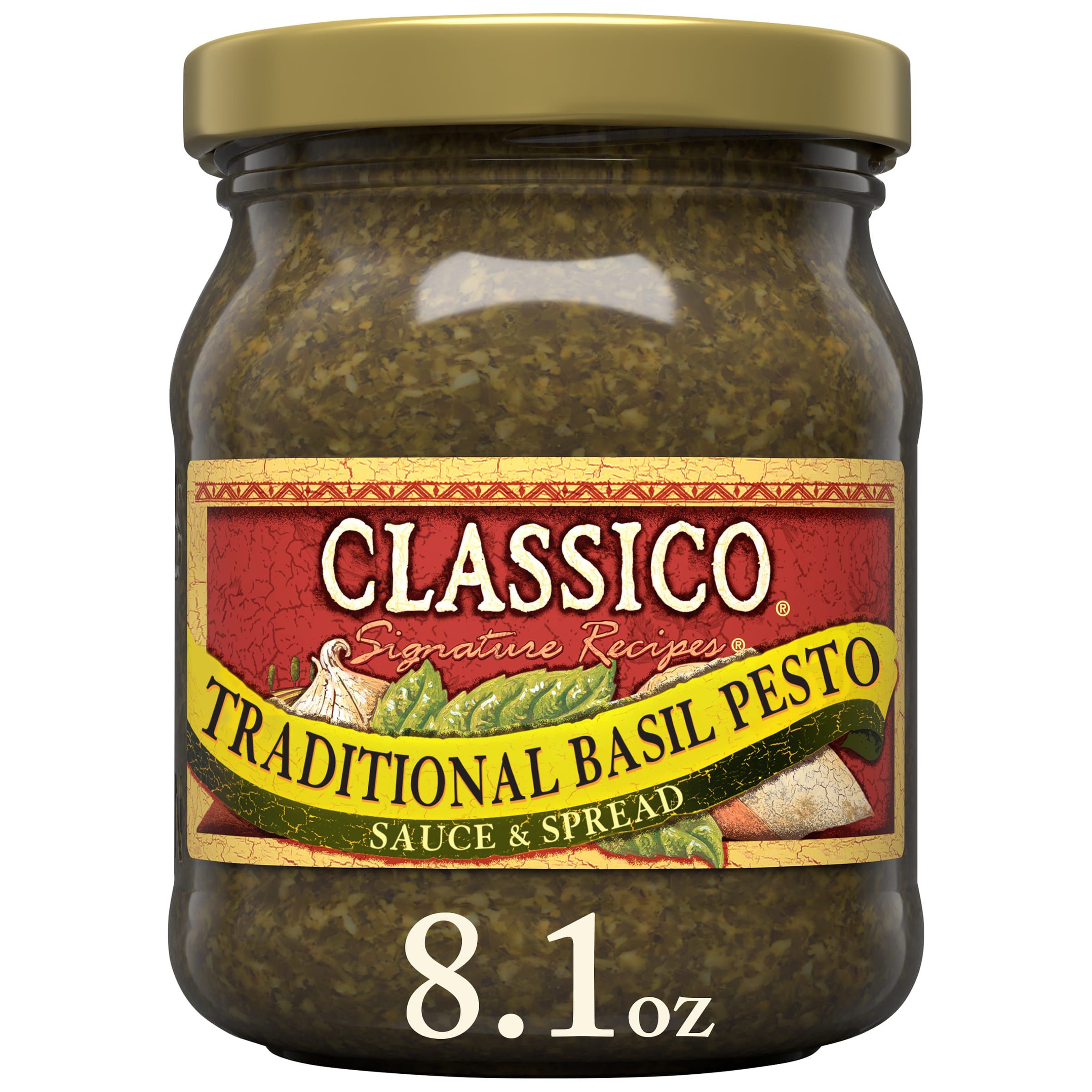 Traditional Basil Pesto Sauce & Spread