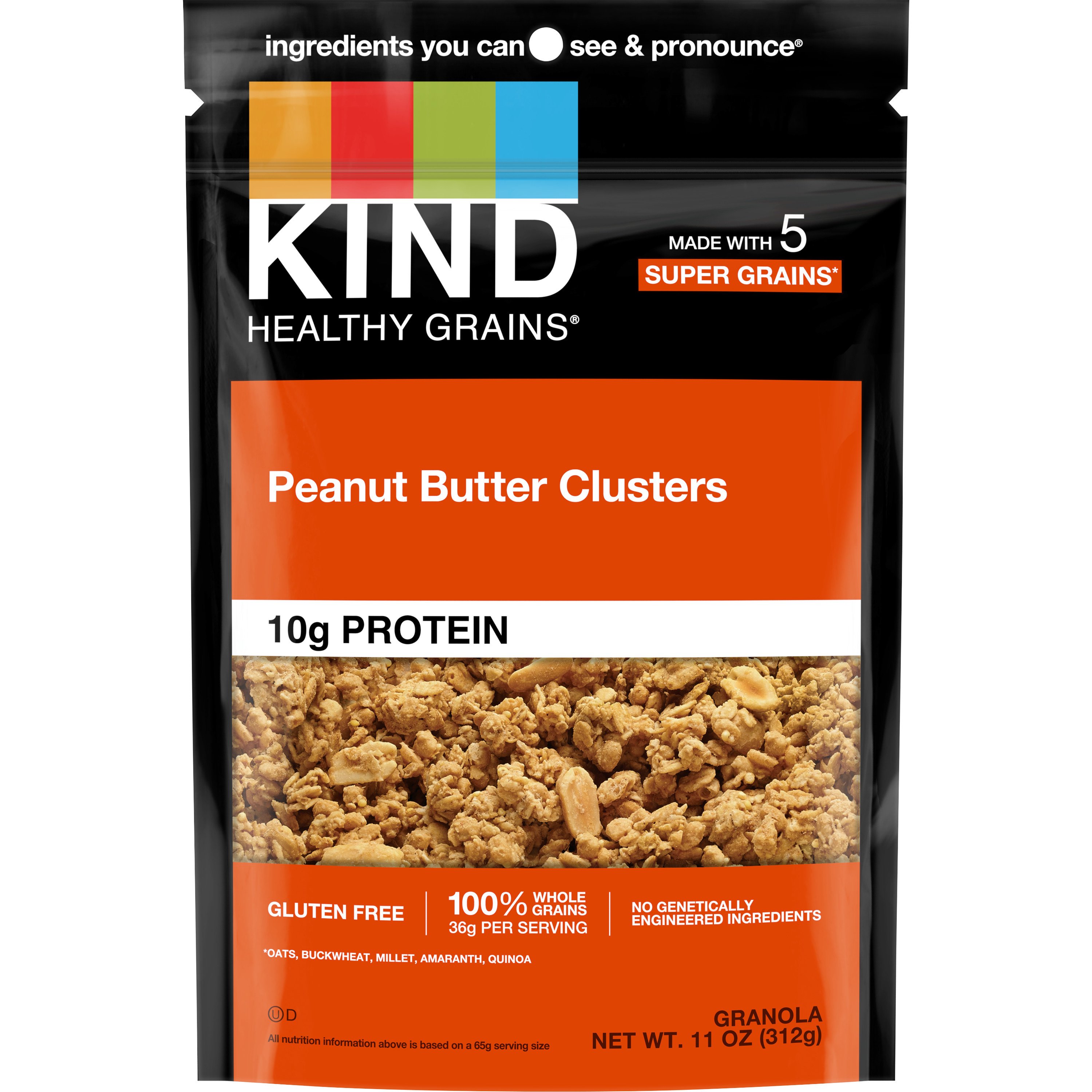 Granola Peanut Butter Whole Grain Clusters