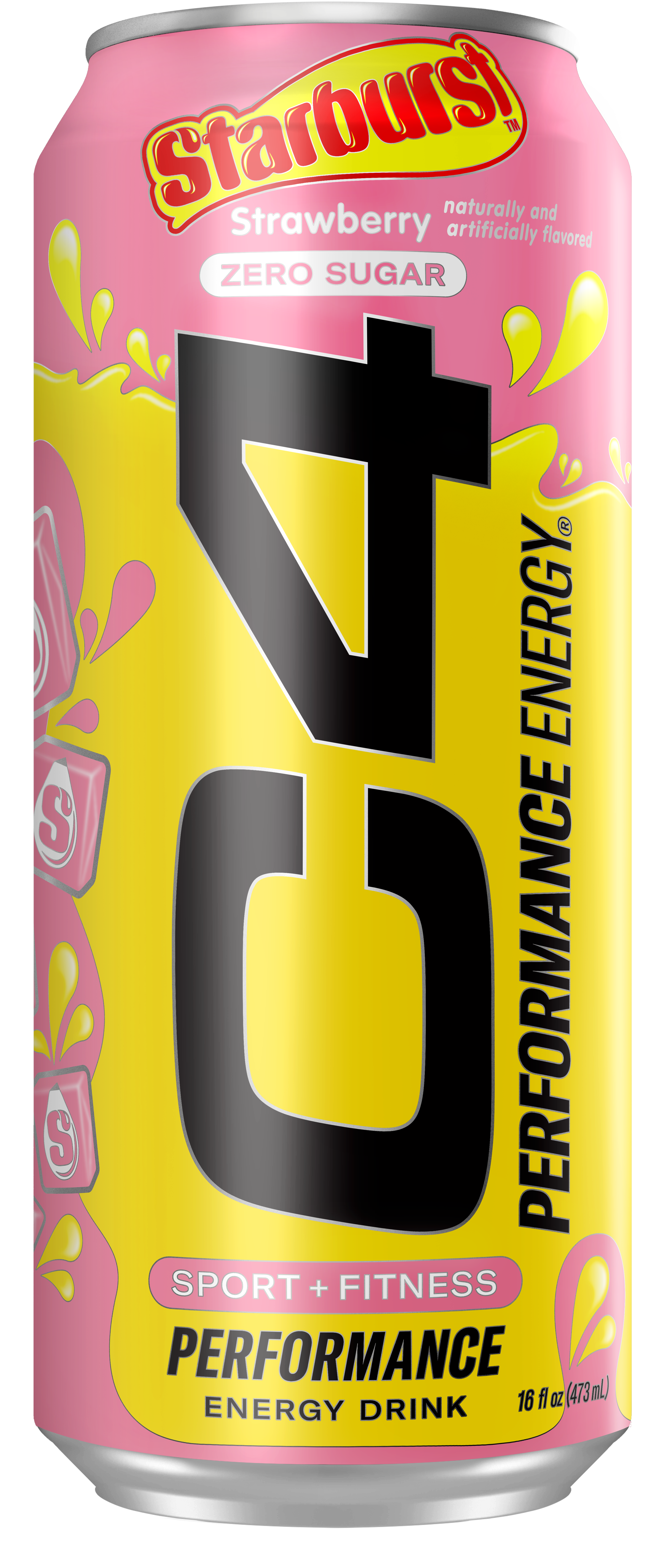 C4 Zero Sugar Starburst Strawberry Energy Drink