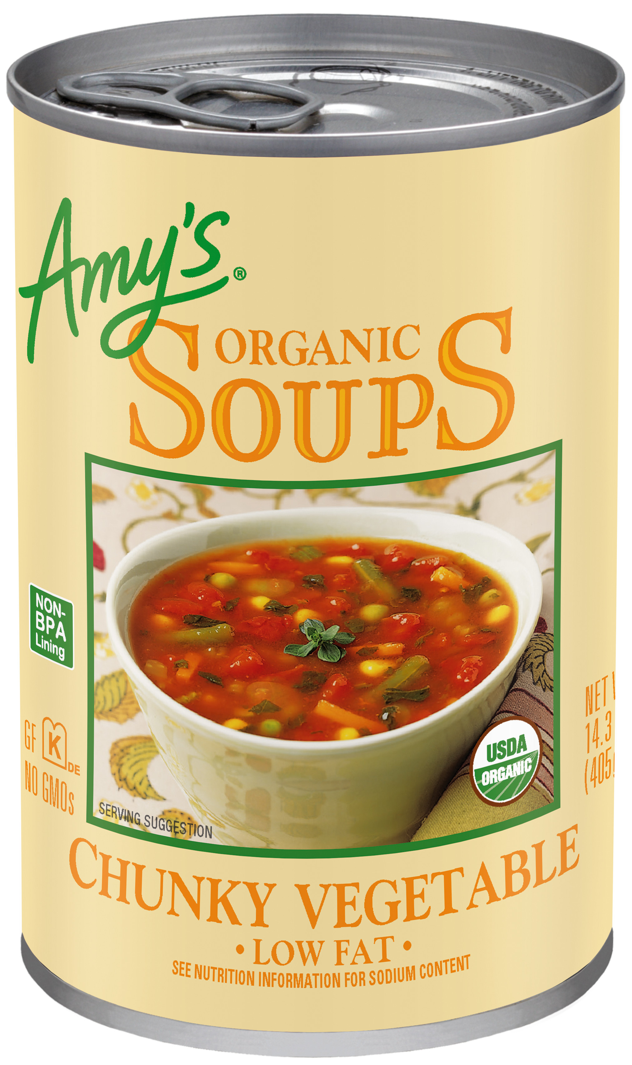Chunky Vegetable Organic Low Fat Soups
