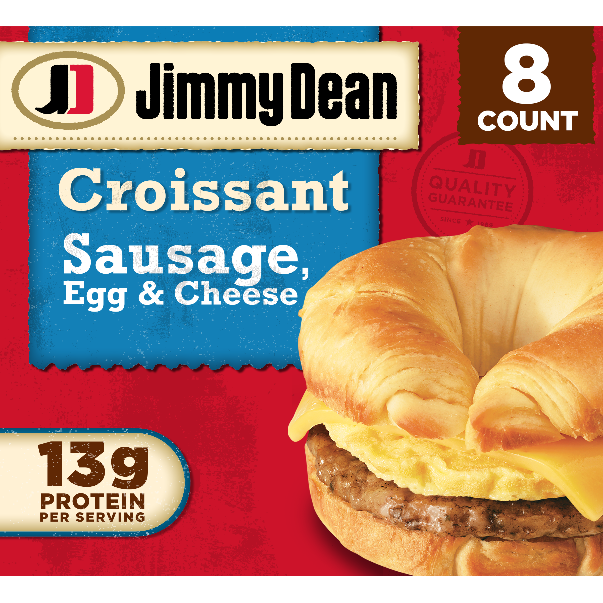 Sausage, Egg & Cheese Croissant Sandwiches