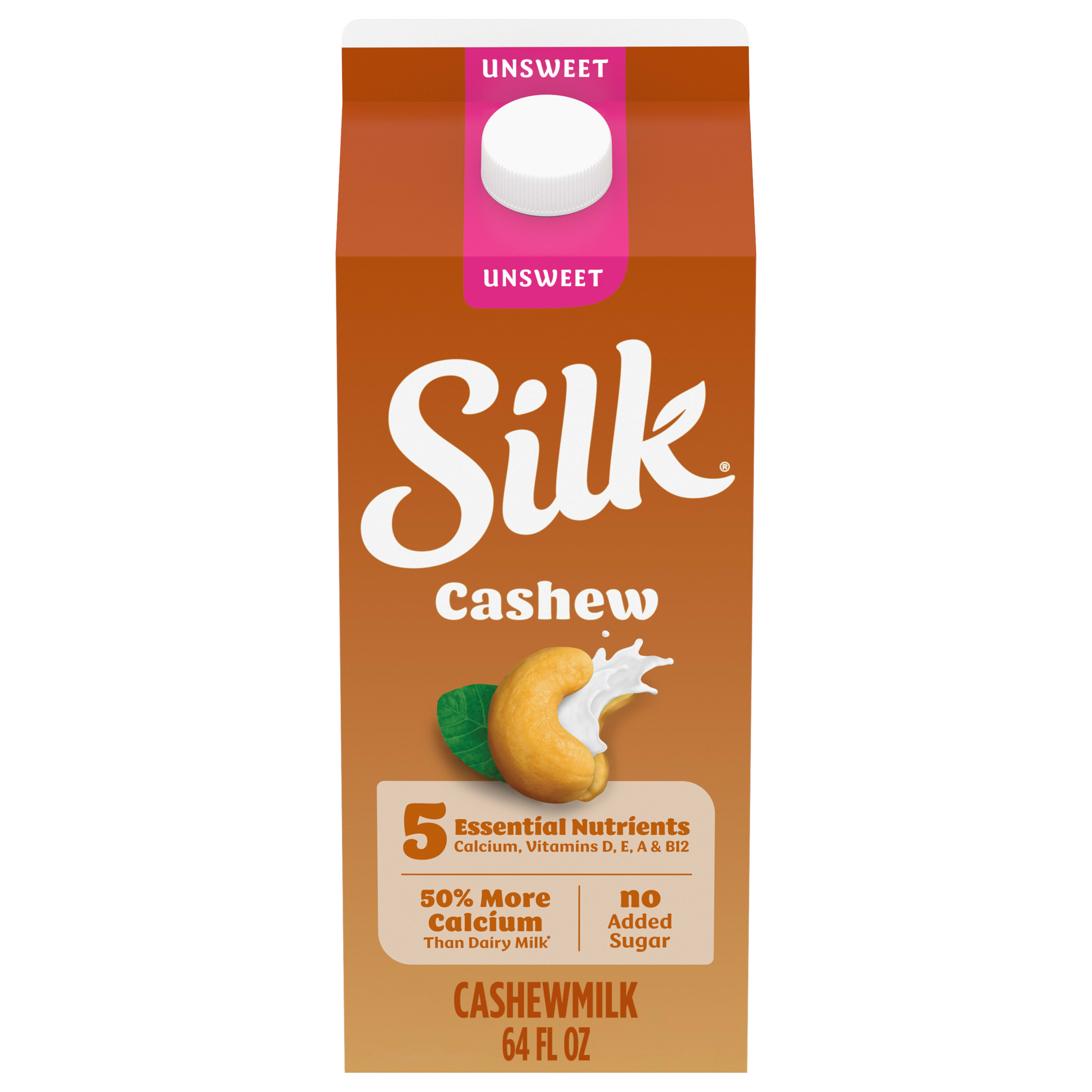 Unsweet Creamy Cashew Milk With A Touch Of Almond