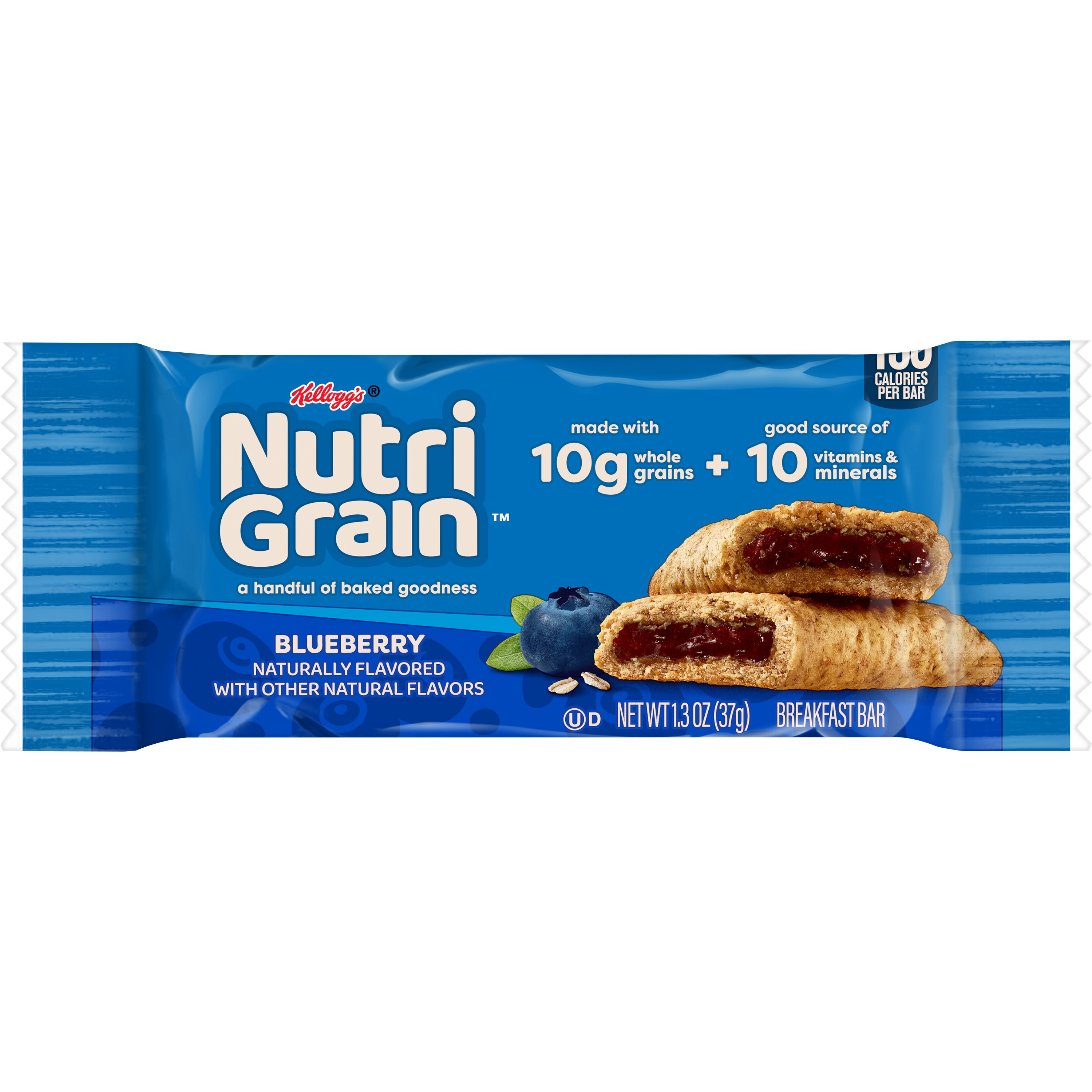 Blueberry Flavored Soft Baked Breakfast Bar
