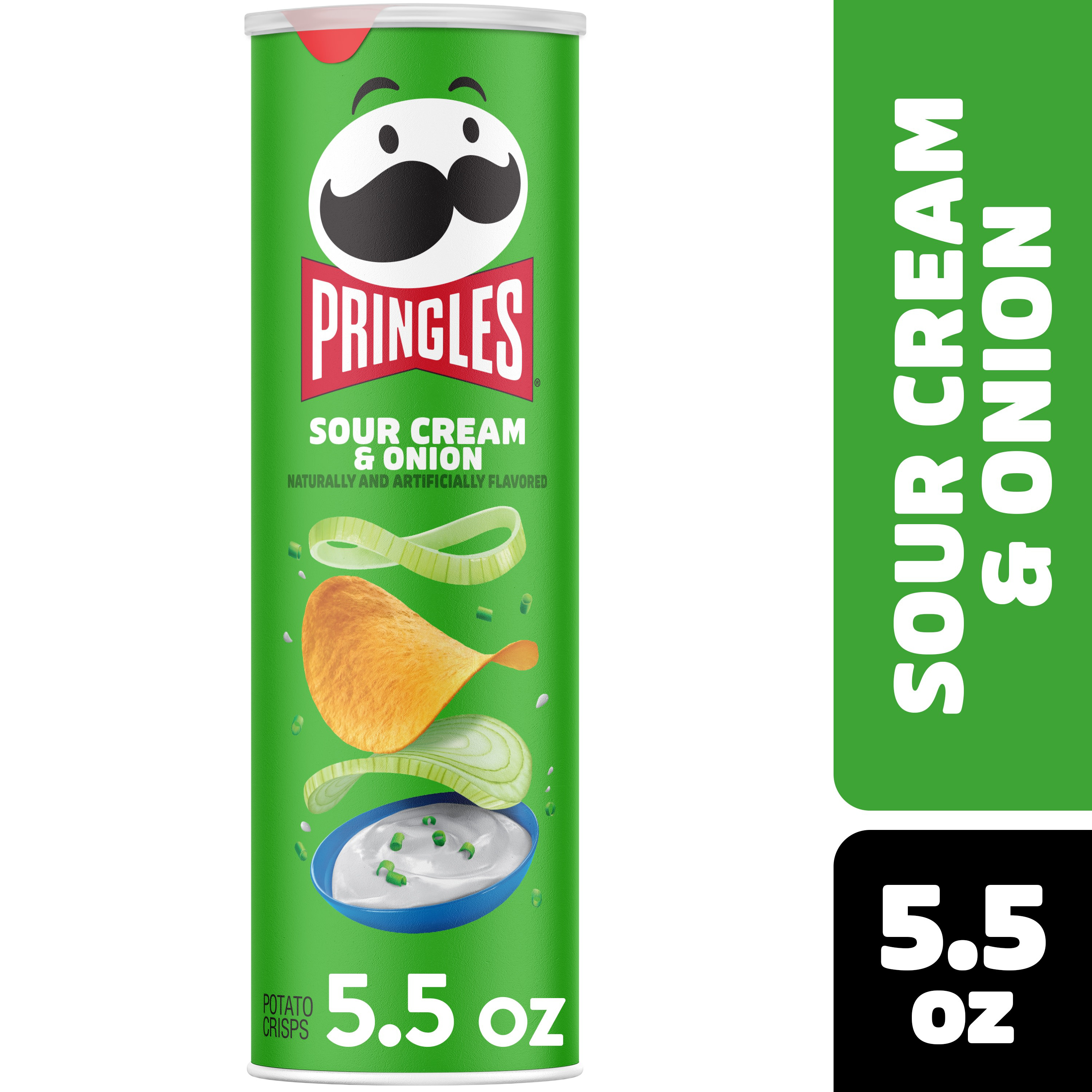 Sour Cream & Onion Flavored Potato Crisps