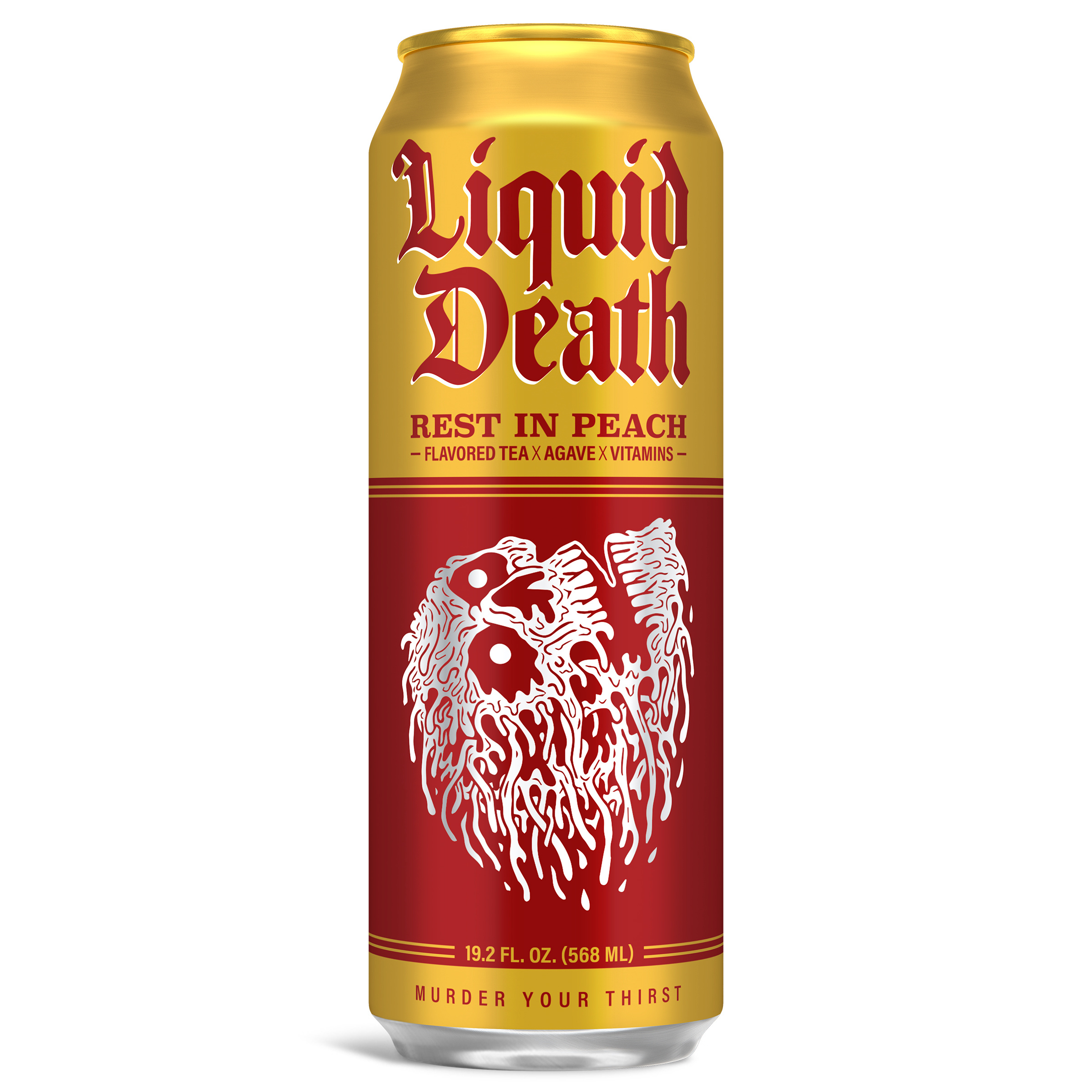 Rest in Peach iced tea