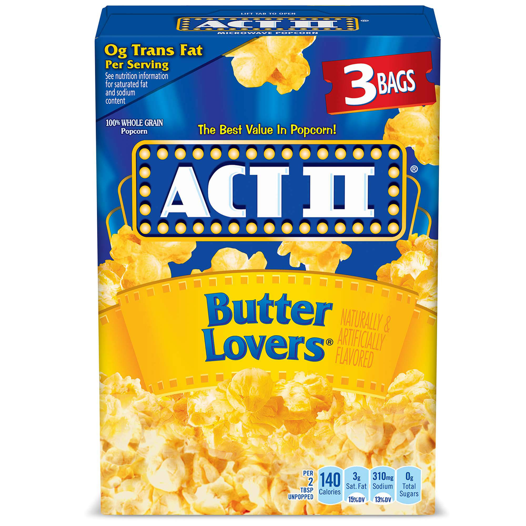 Act II Butter Lovers Popcorn
