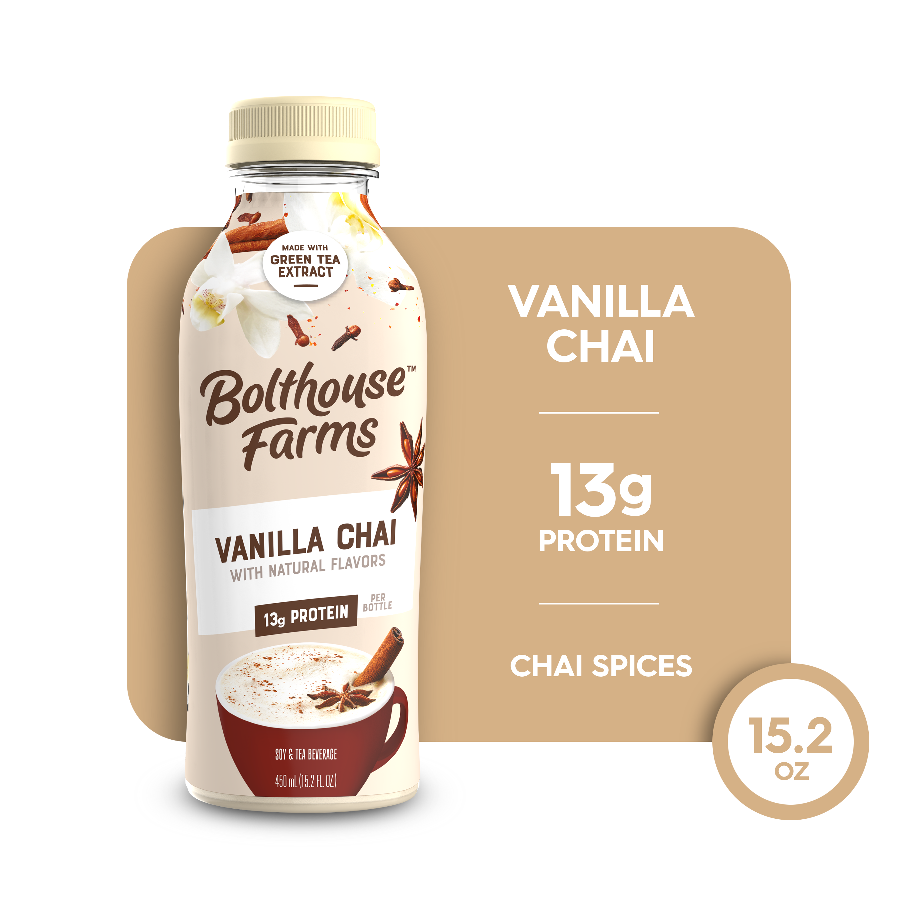 Bolthouse Farms Perfectly Protein Tea & Soy Beverage Vanilla Chai Tea