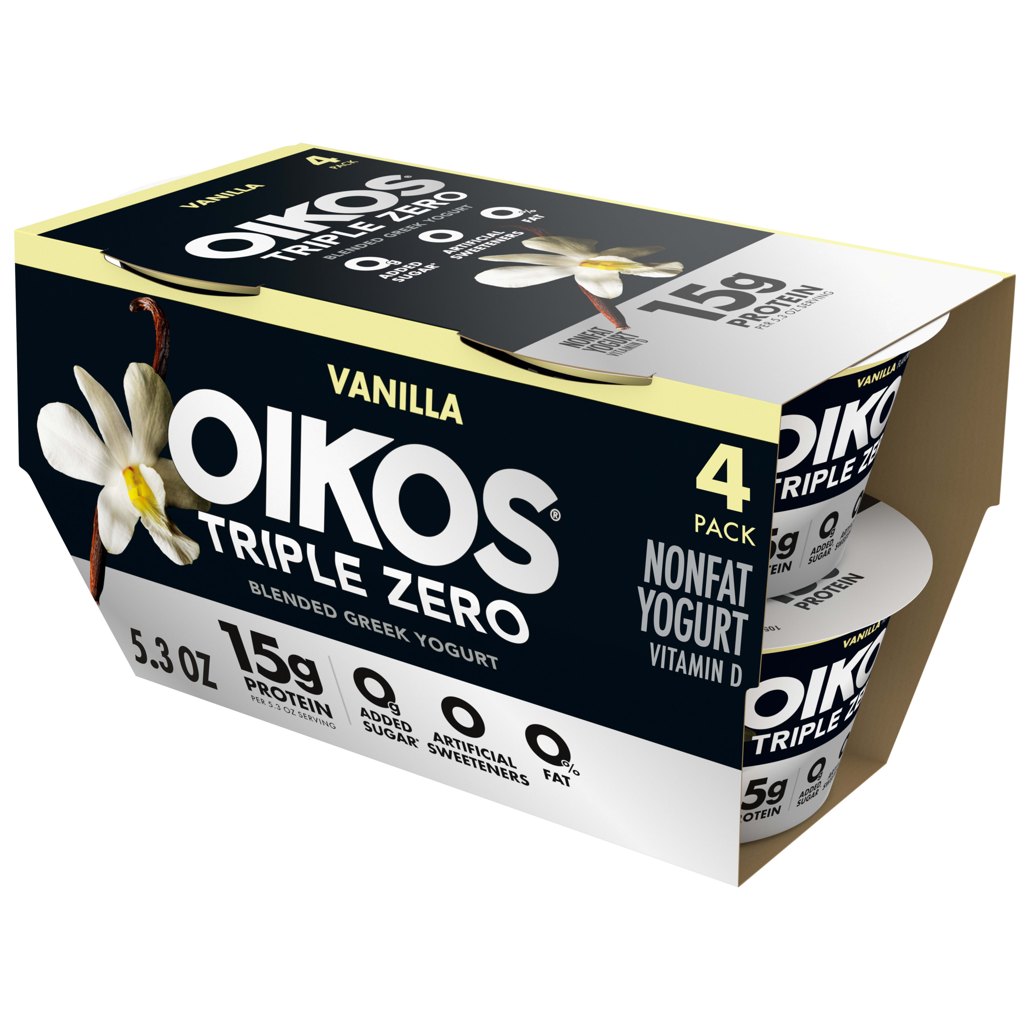Vanilla Triple Zero Blended Greek Nonfat Yogurt