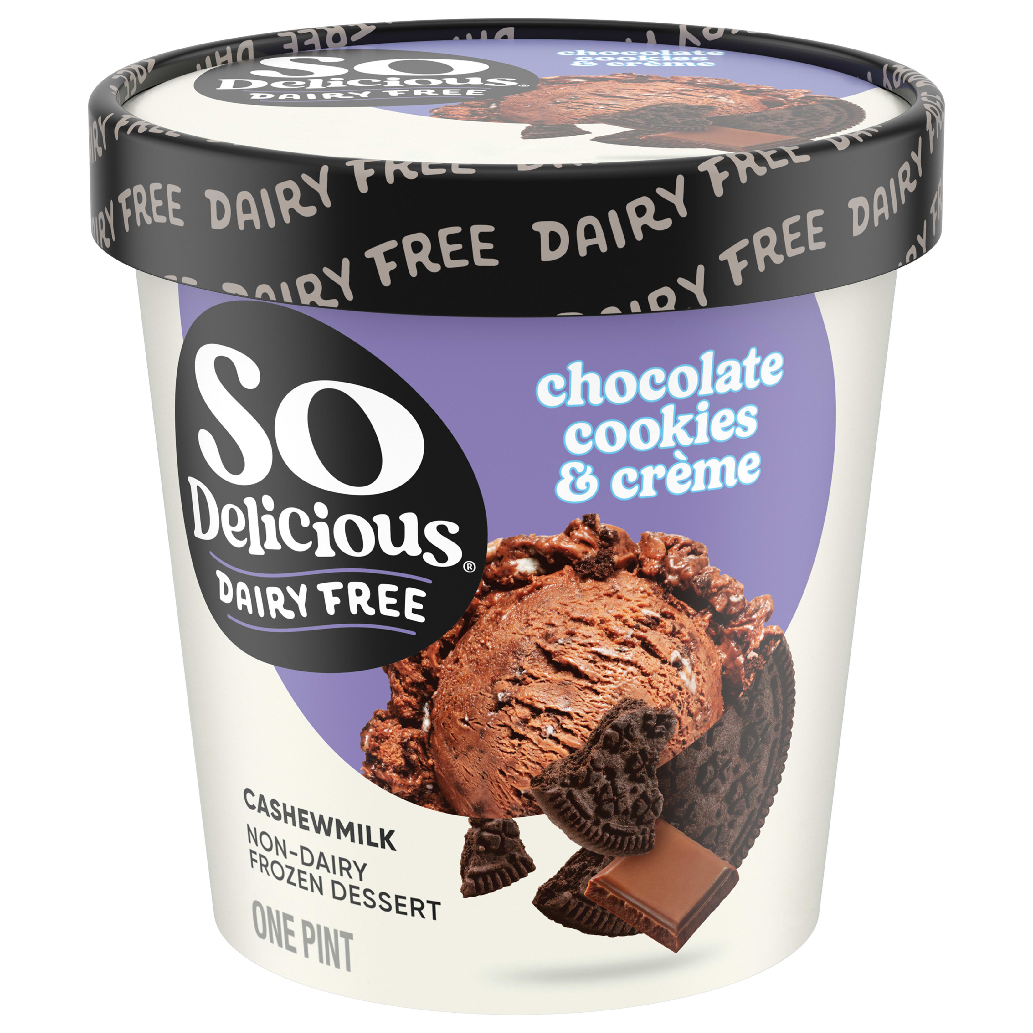 Chocolate Cookies 'N' Cream Cashew Milk Non-Dairy Frozen Dessert