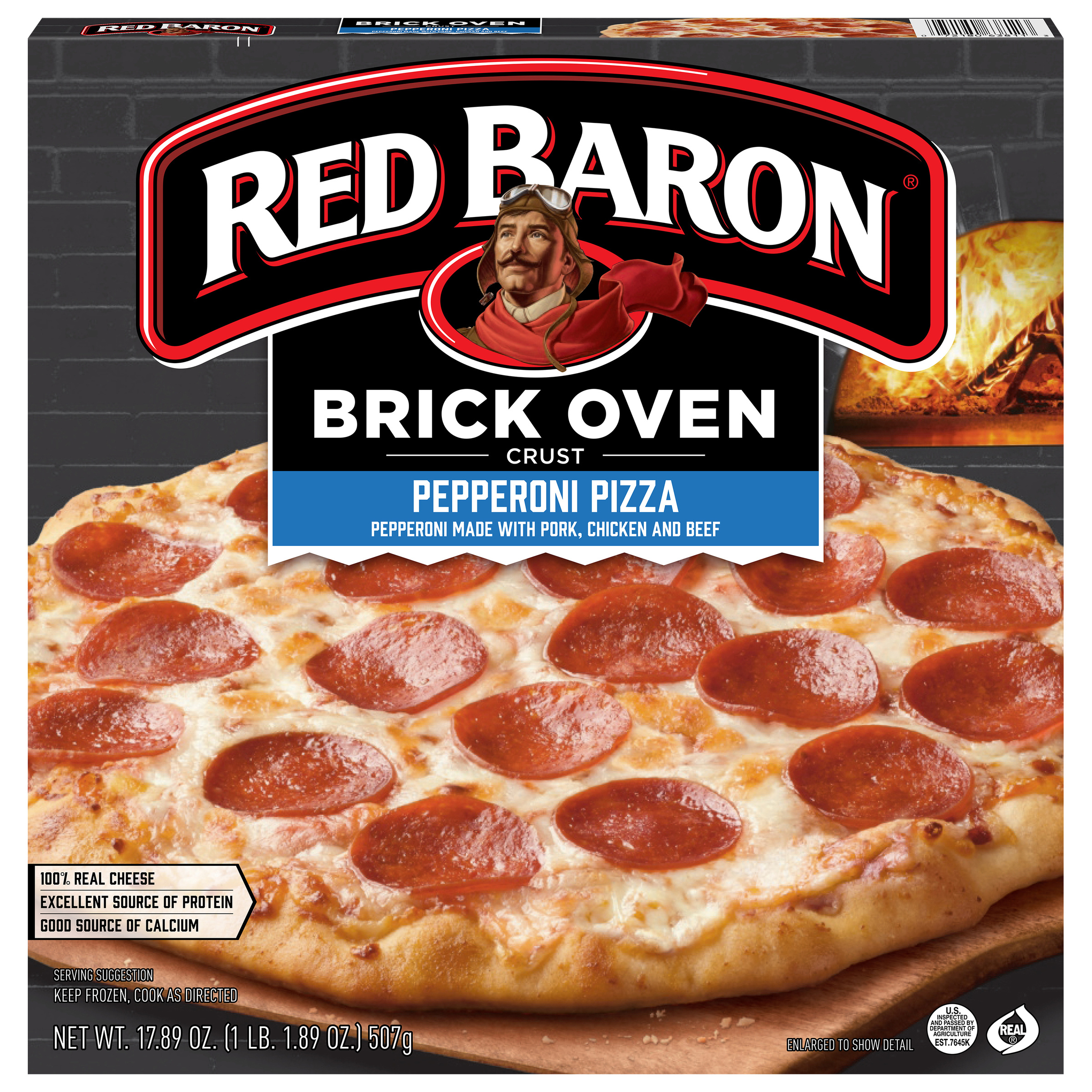 Pepperoni Crust Brick Oven Pizza