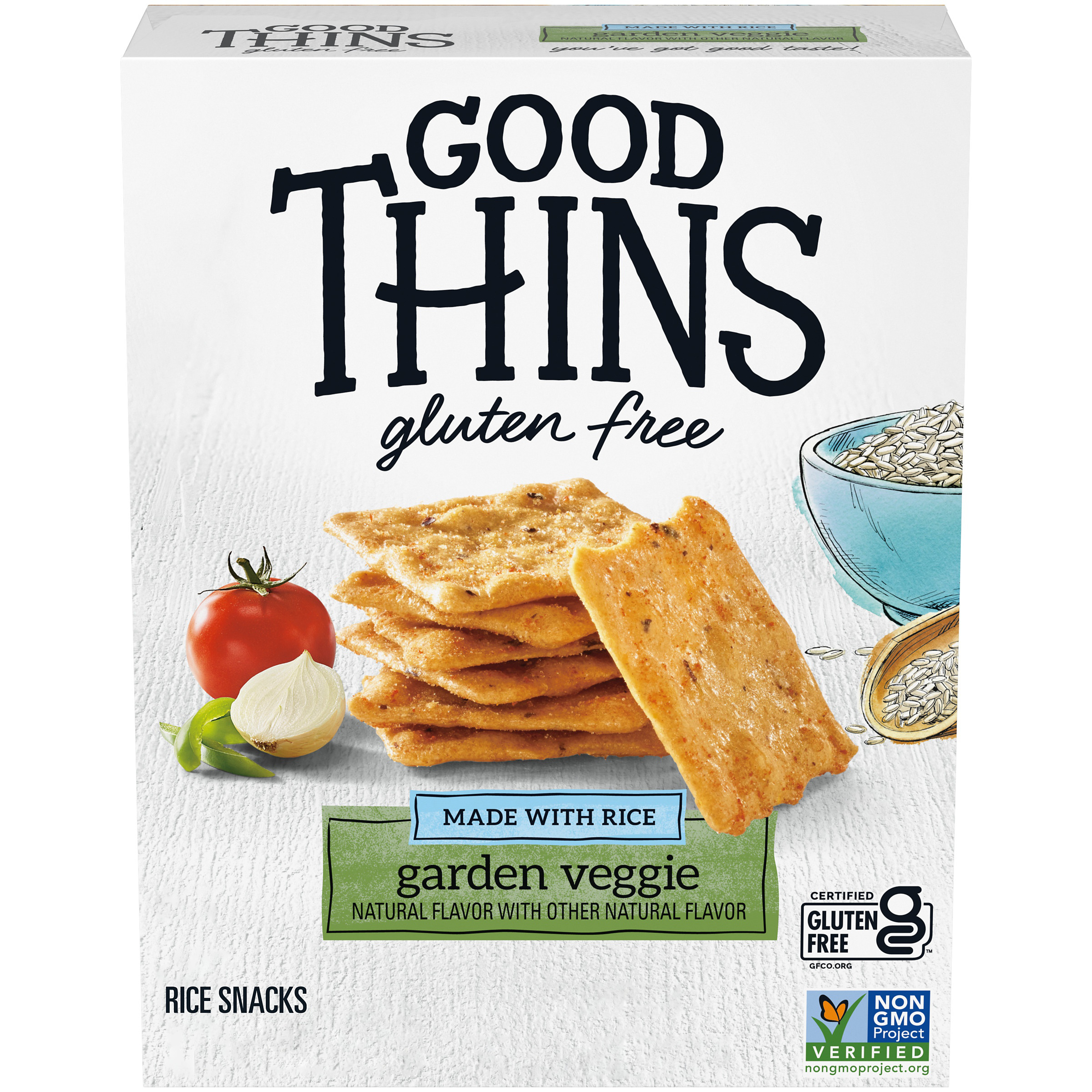 Garden Veggie Rice Snacks