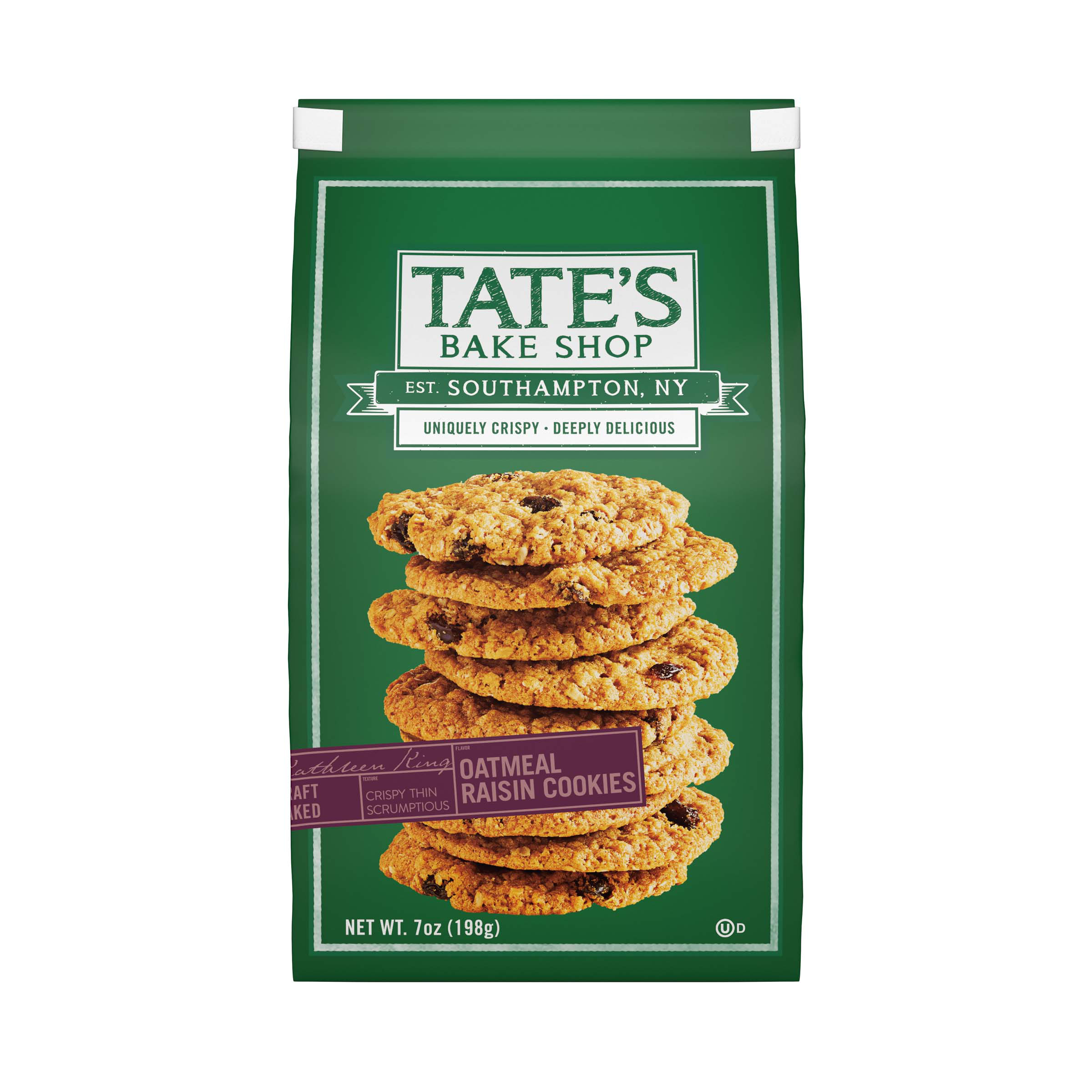 Tate's Bake Shop Oatmeal Raisin Cookies