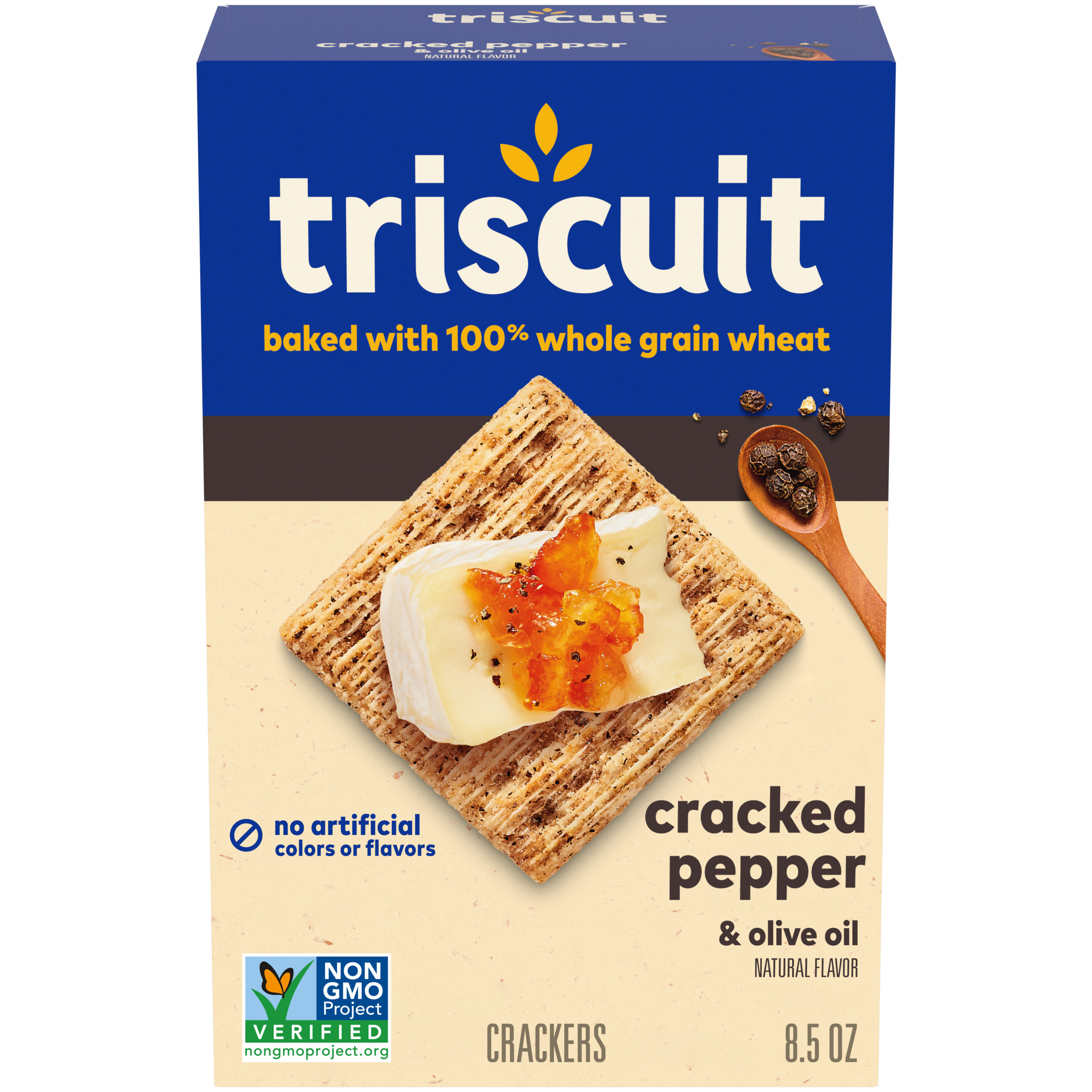 Cracked Pepper & Olive Oil Flavor Crackers