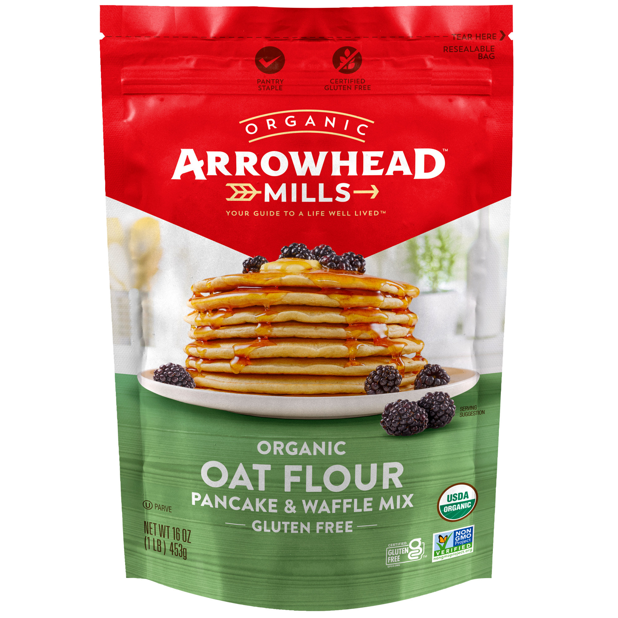 Organic Oat Flour Pancake & Waffle Mix