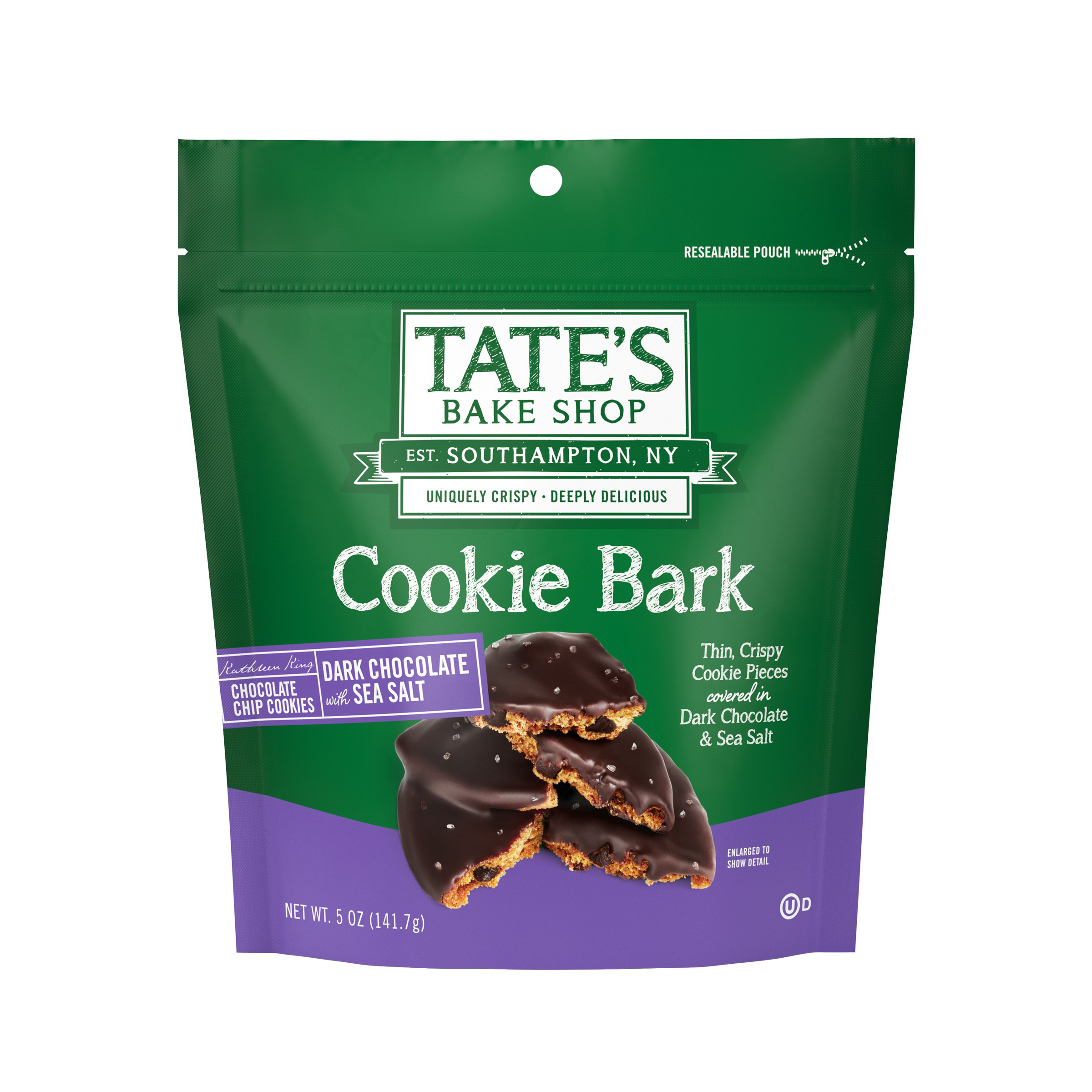 Tate's Dark Chocolate Cookie Bark