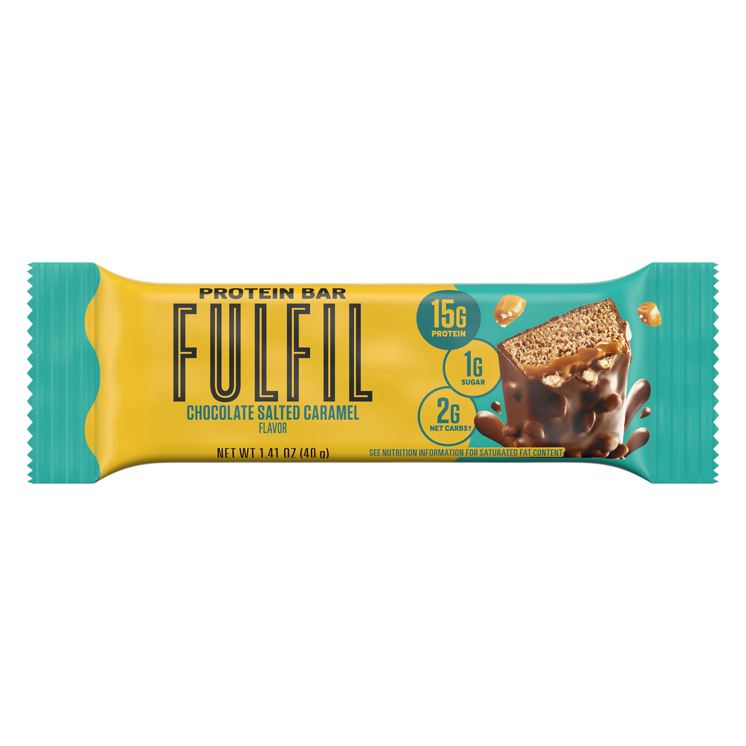 Fulfil Chocolate Salted Caramel Flavor Vitamin & Protein Bar