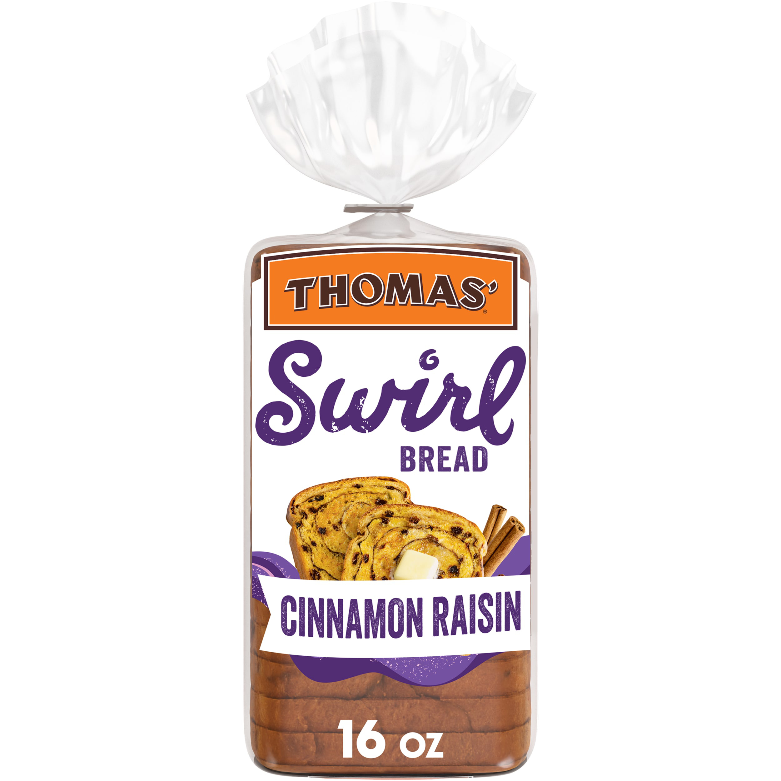 Cinnamon Raisin Swirl Bread