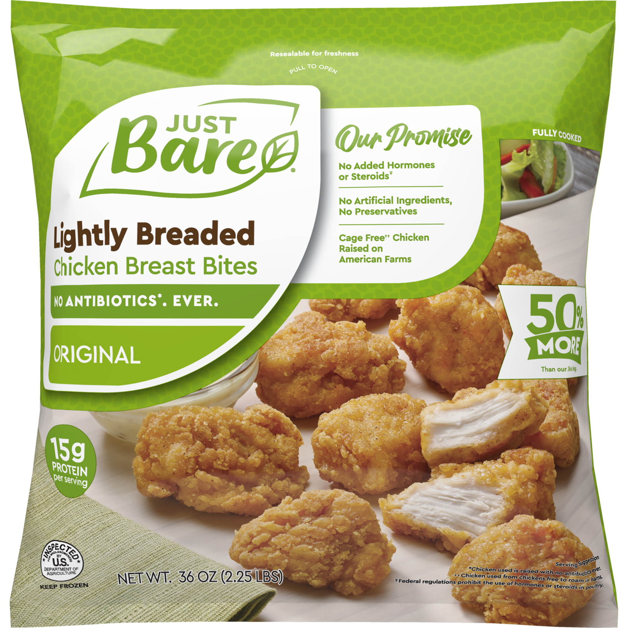 Lightly Breaded Chicken Breast Bites