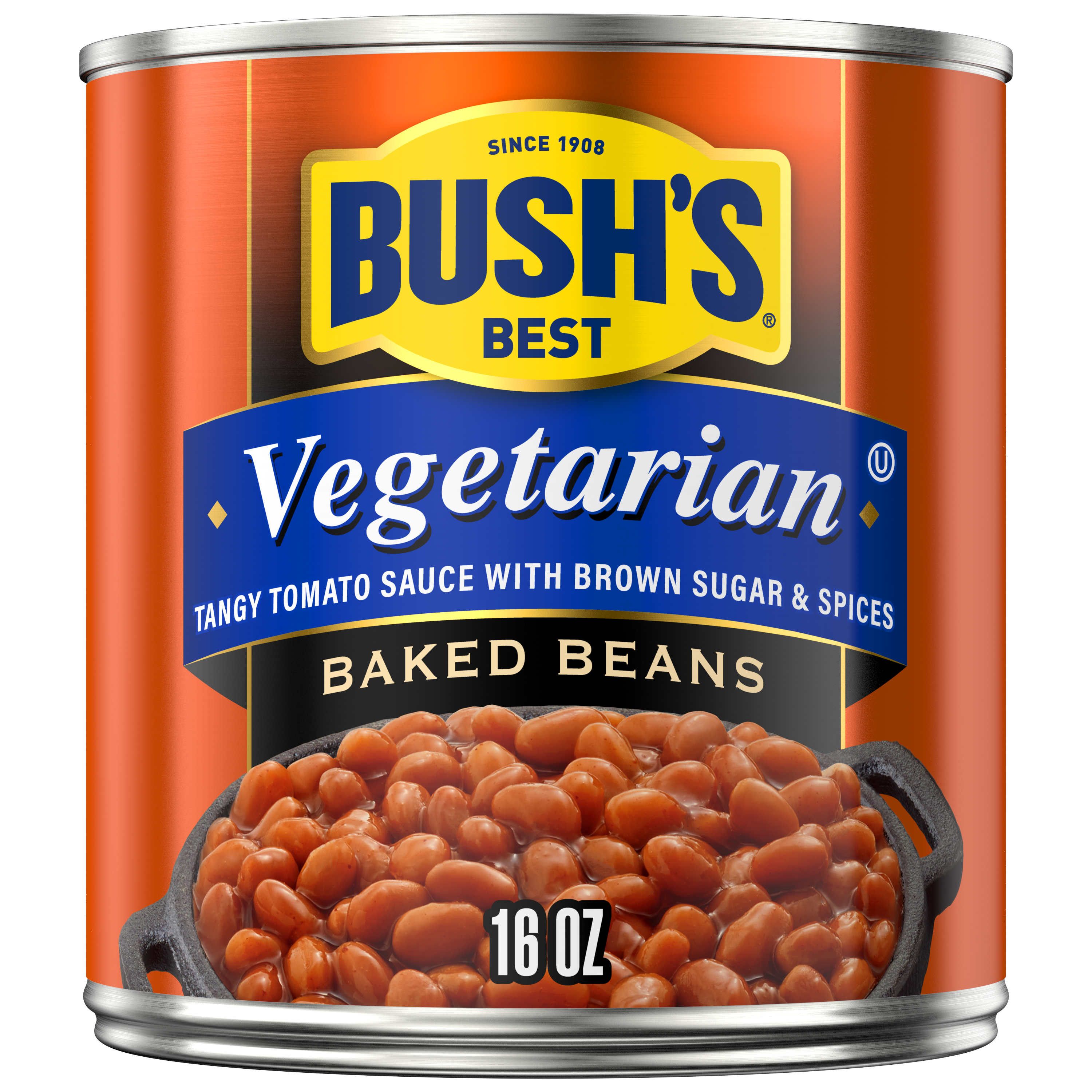 Vegetarian Fat Free Tangy Sauce with Brown Sugar & Spices Baked Beans
