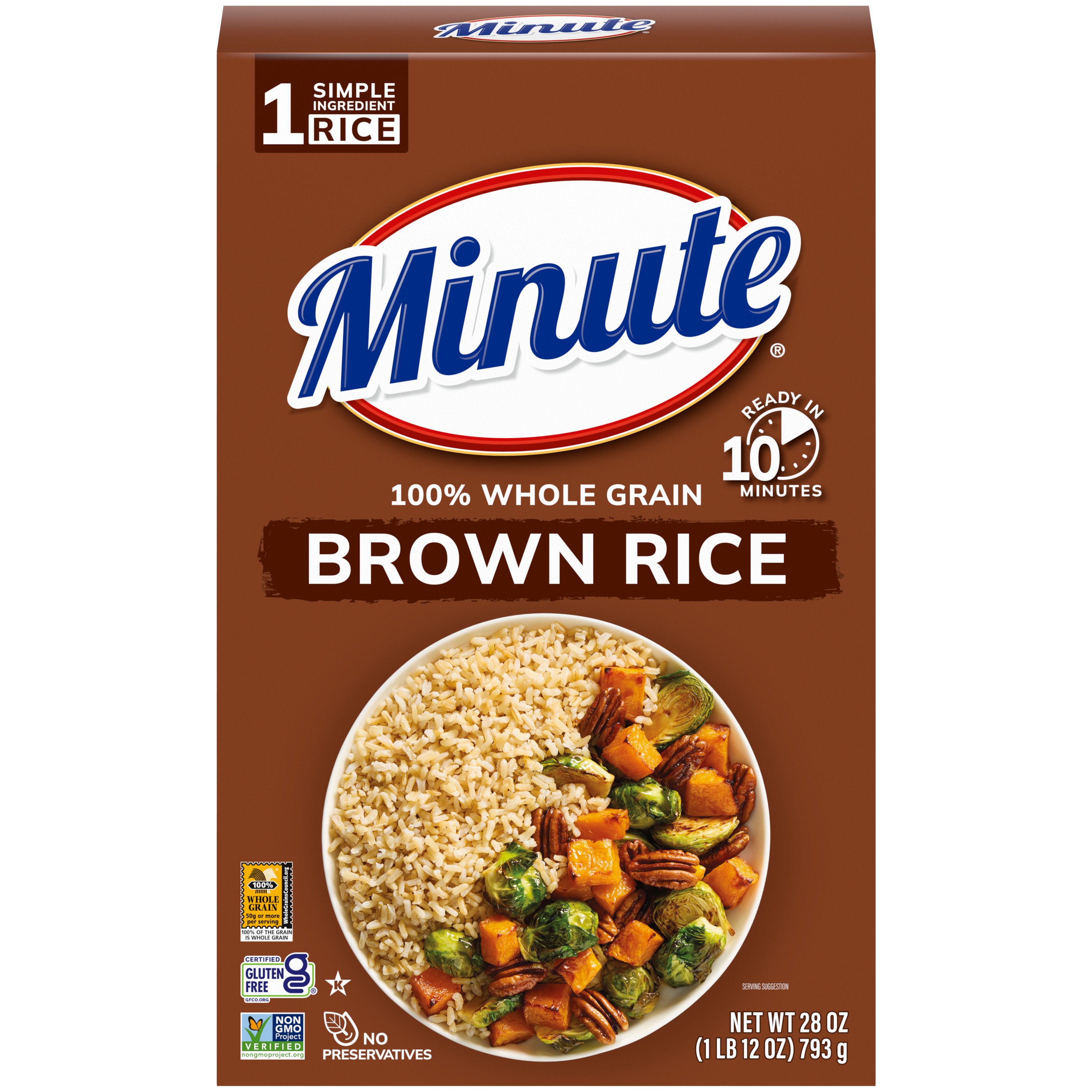 Minute® Brown Rice 28 oz. Box