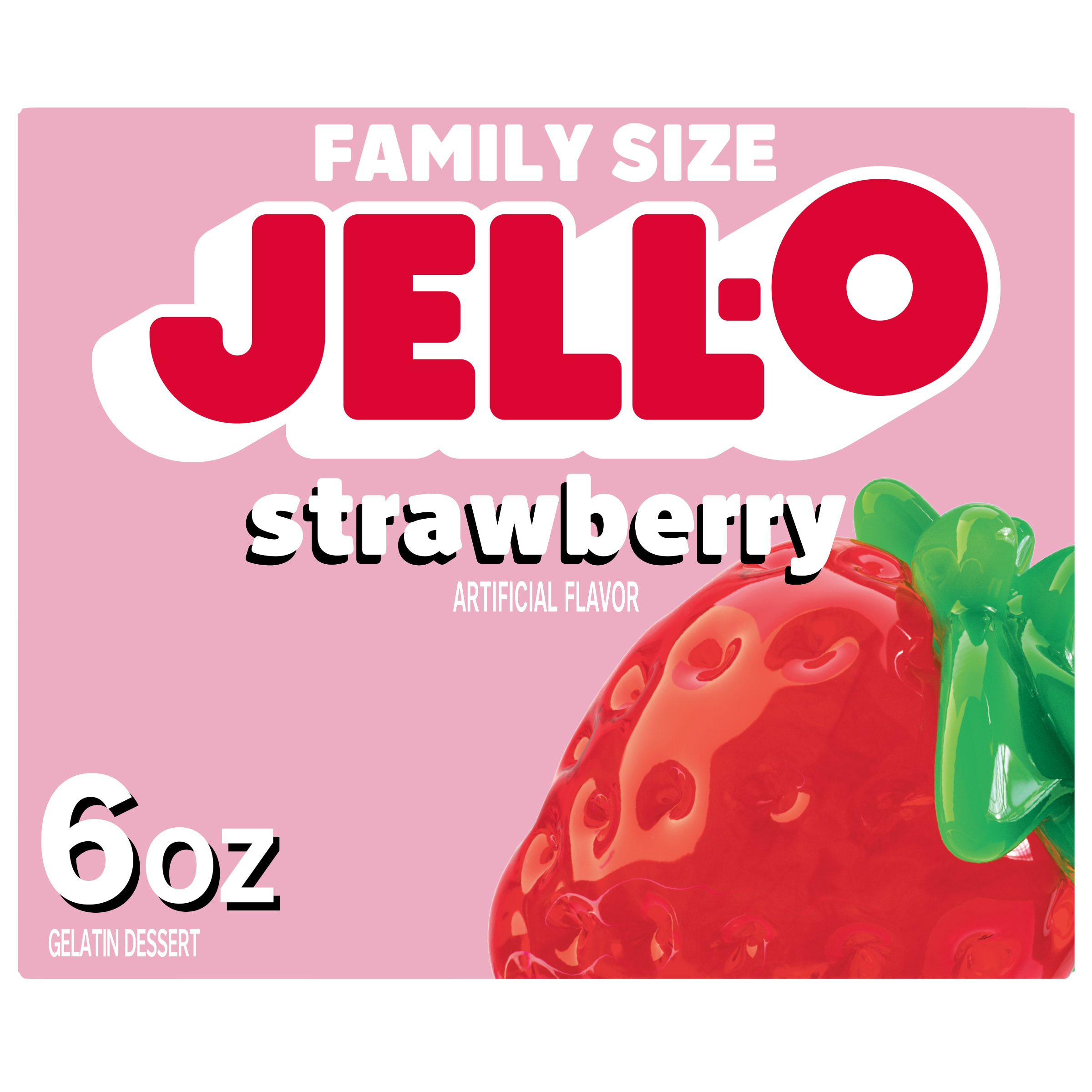 Strawberry Gelatin Dessert