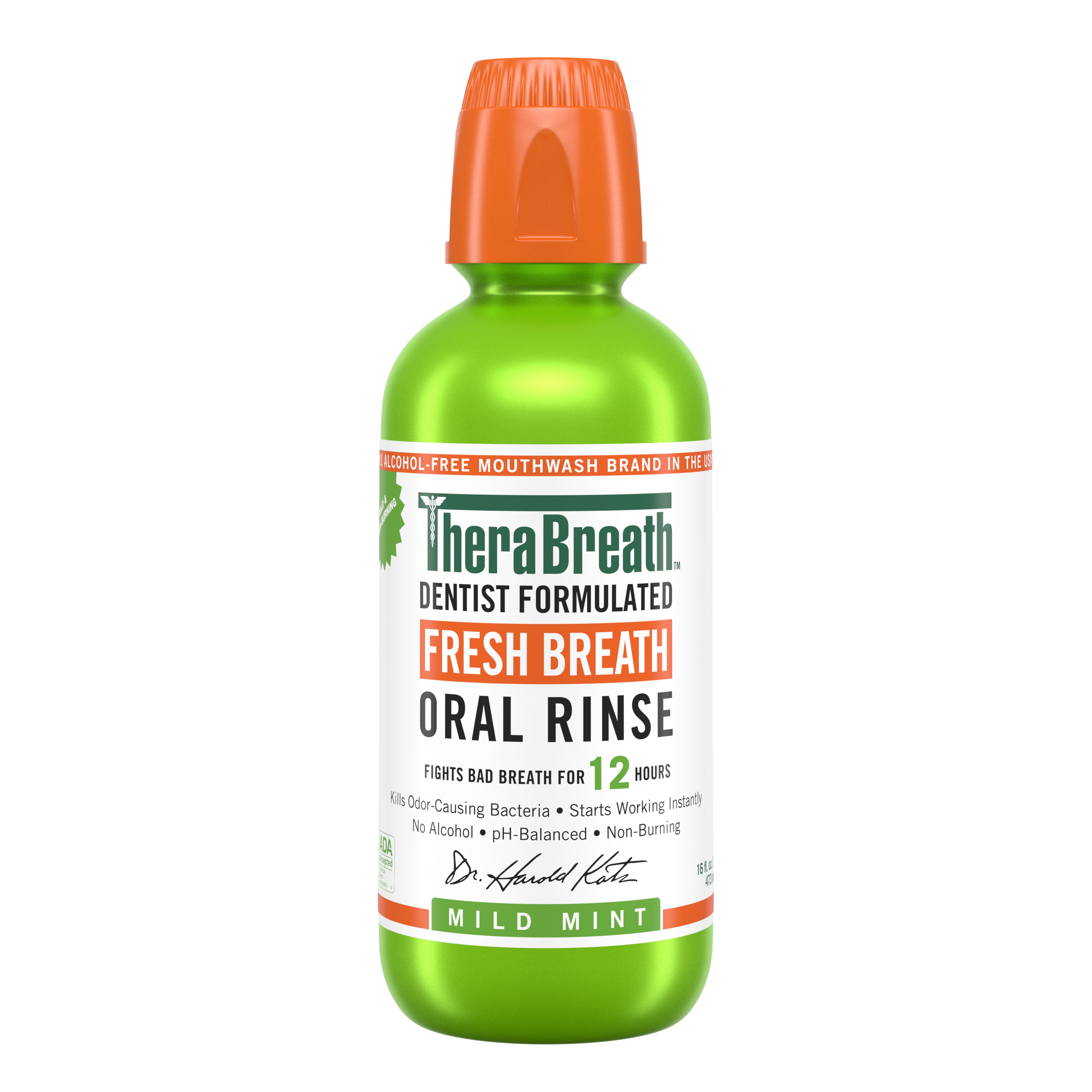 Therabreath Dentist Formulated Fresh Breath Mild Mint Oral Rinse