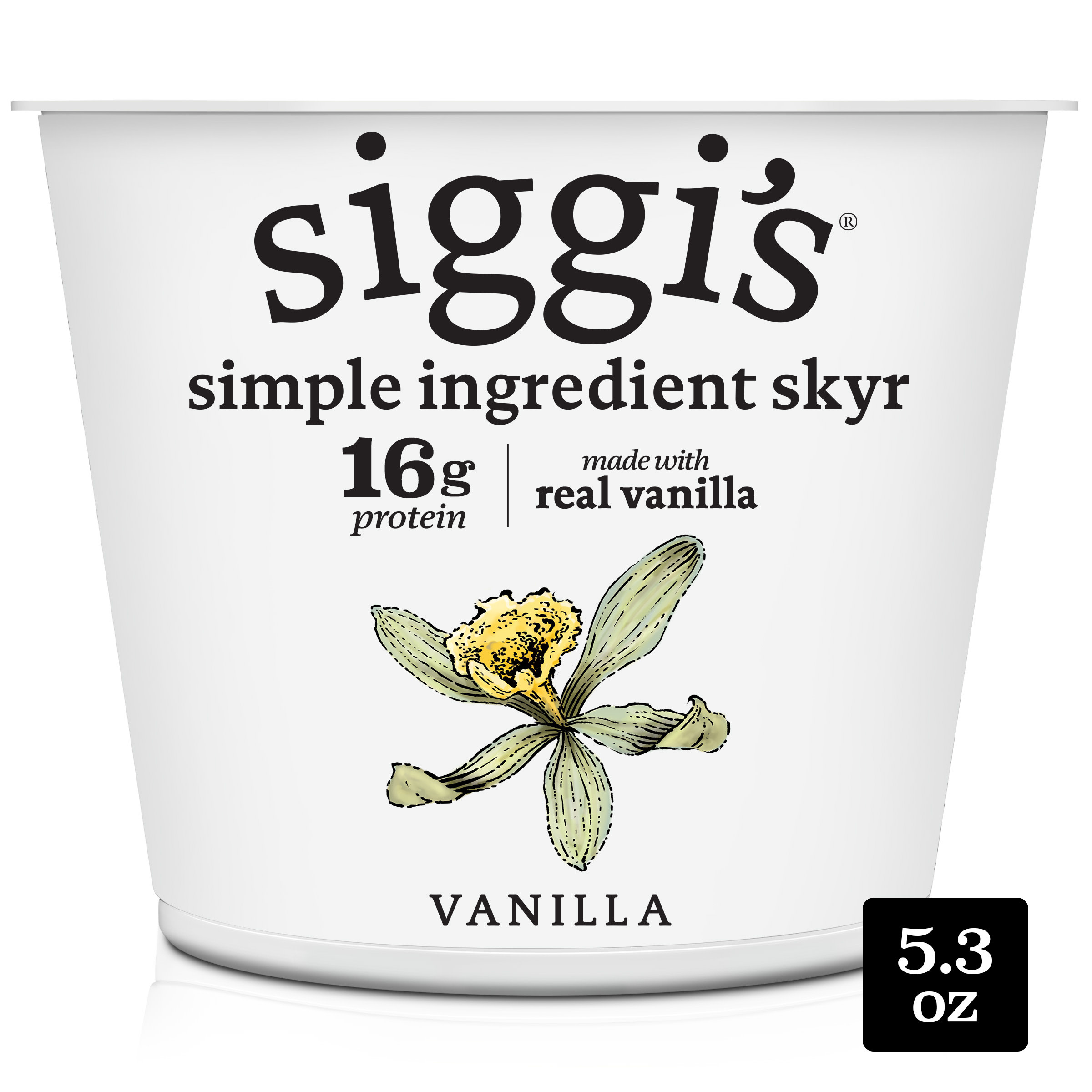 Vanilla Icelandic Style Skyr Strained Non-Fat Yogurt