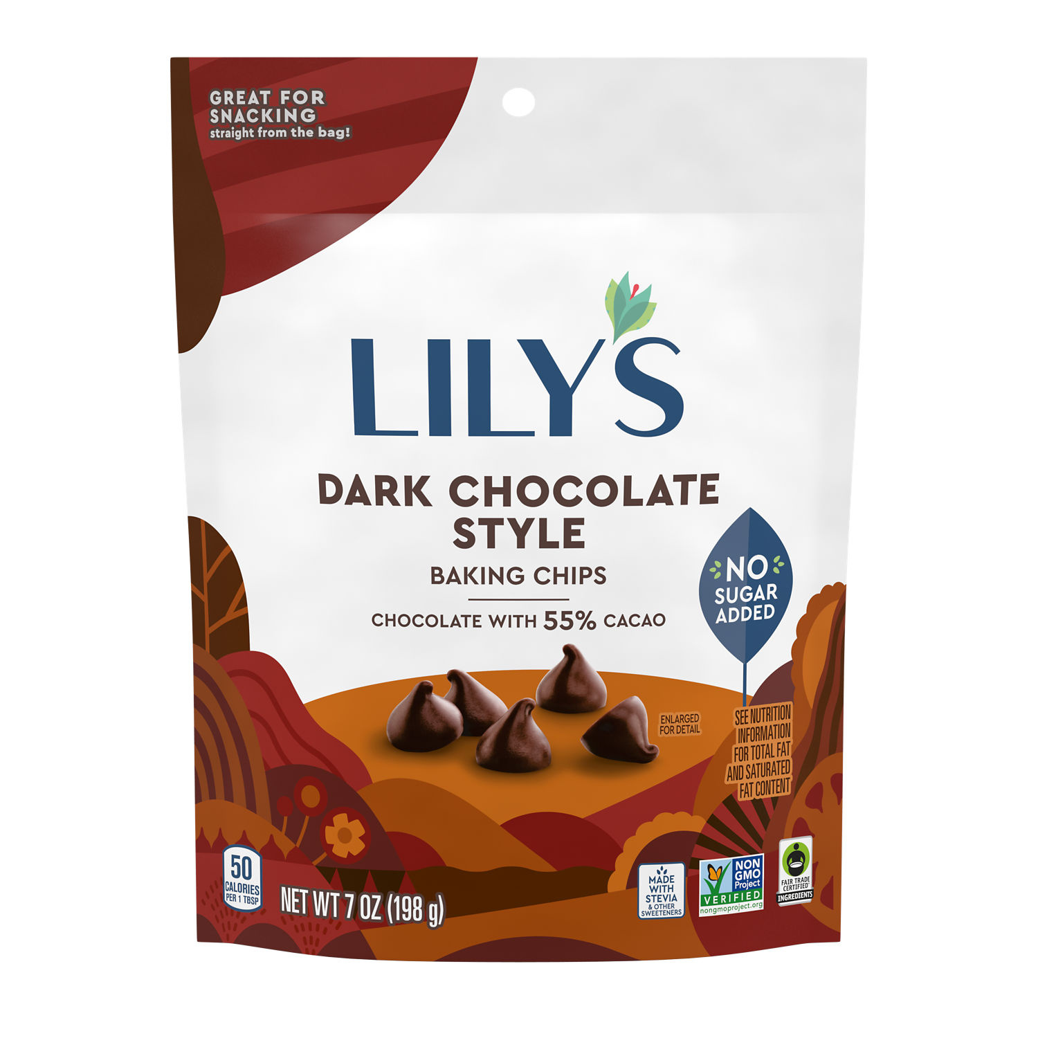 Dark Chocolate 55% Cocoa Baking Chips