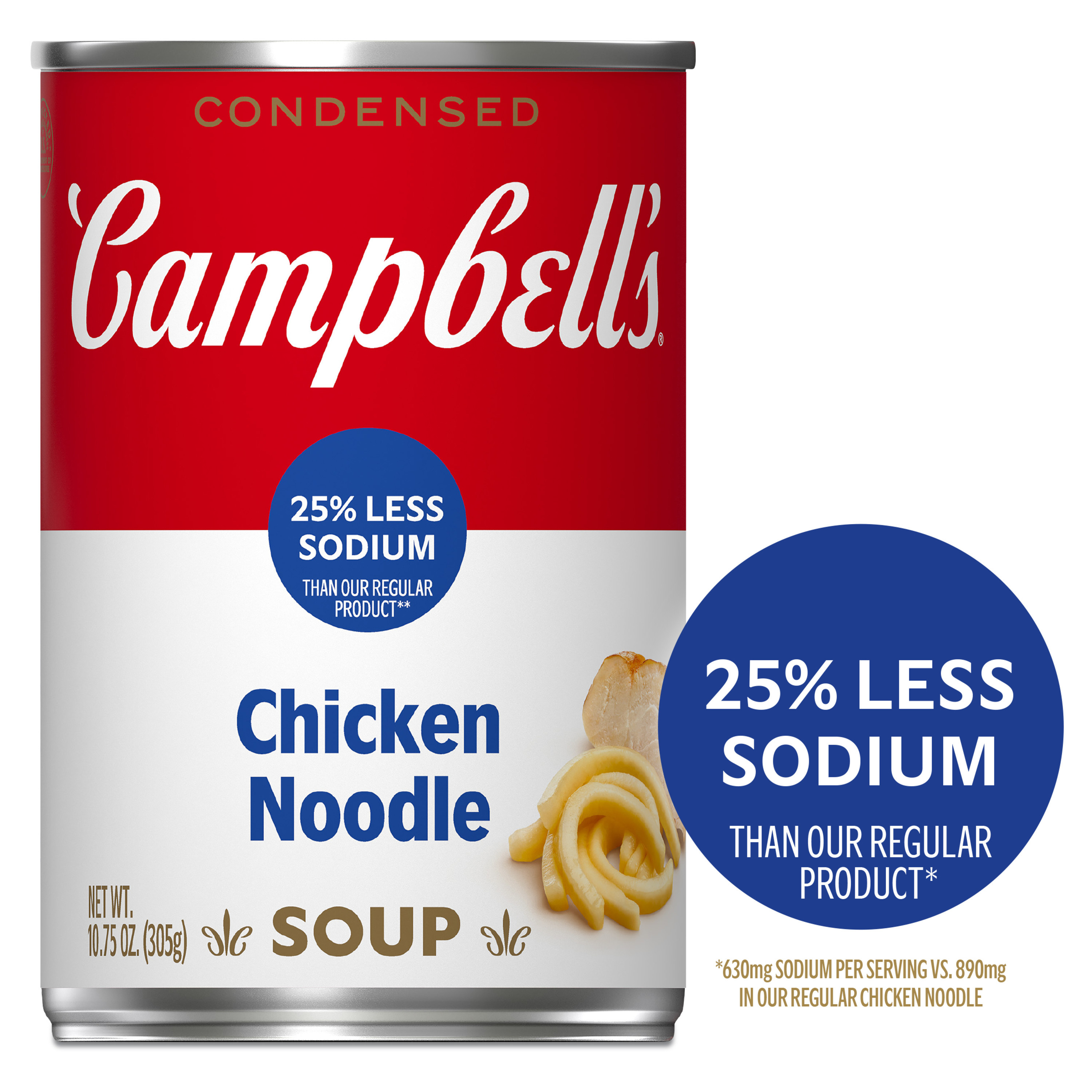 R&W Chicken Noodle Soup - 25% Less Sodium