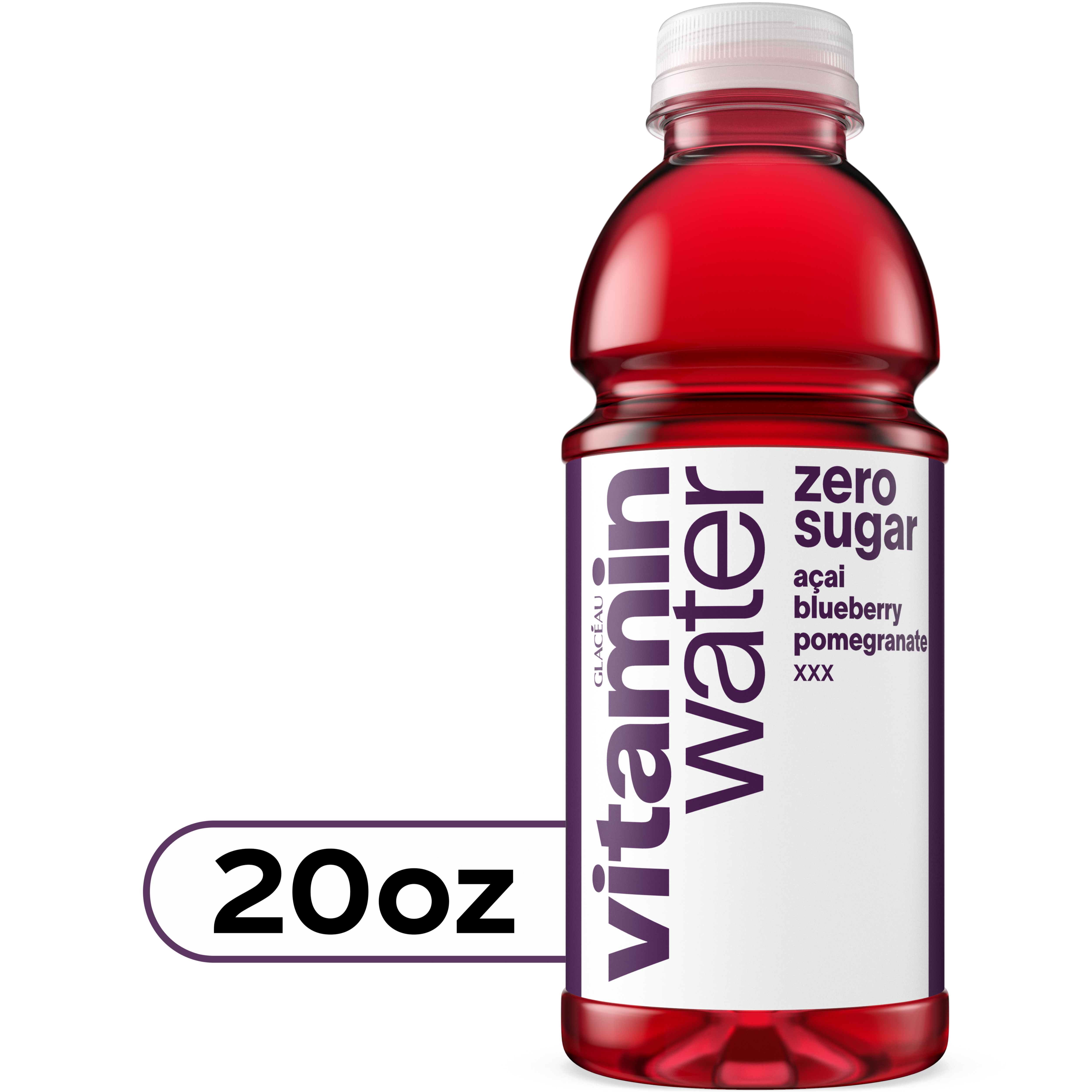Vitaminwater XXX Zero Sugar Acai-Blueberry-Pomegranate Nutrient Enhanced Water Beverage