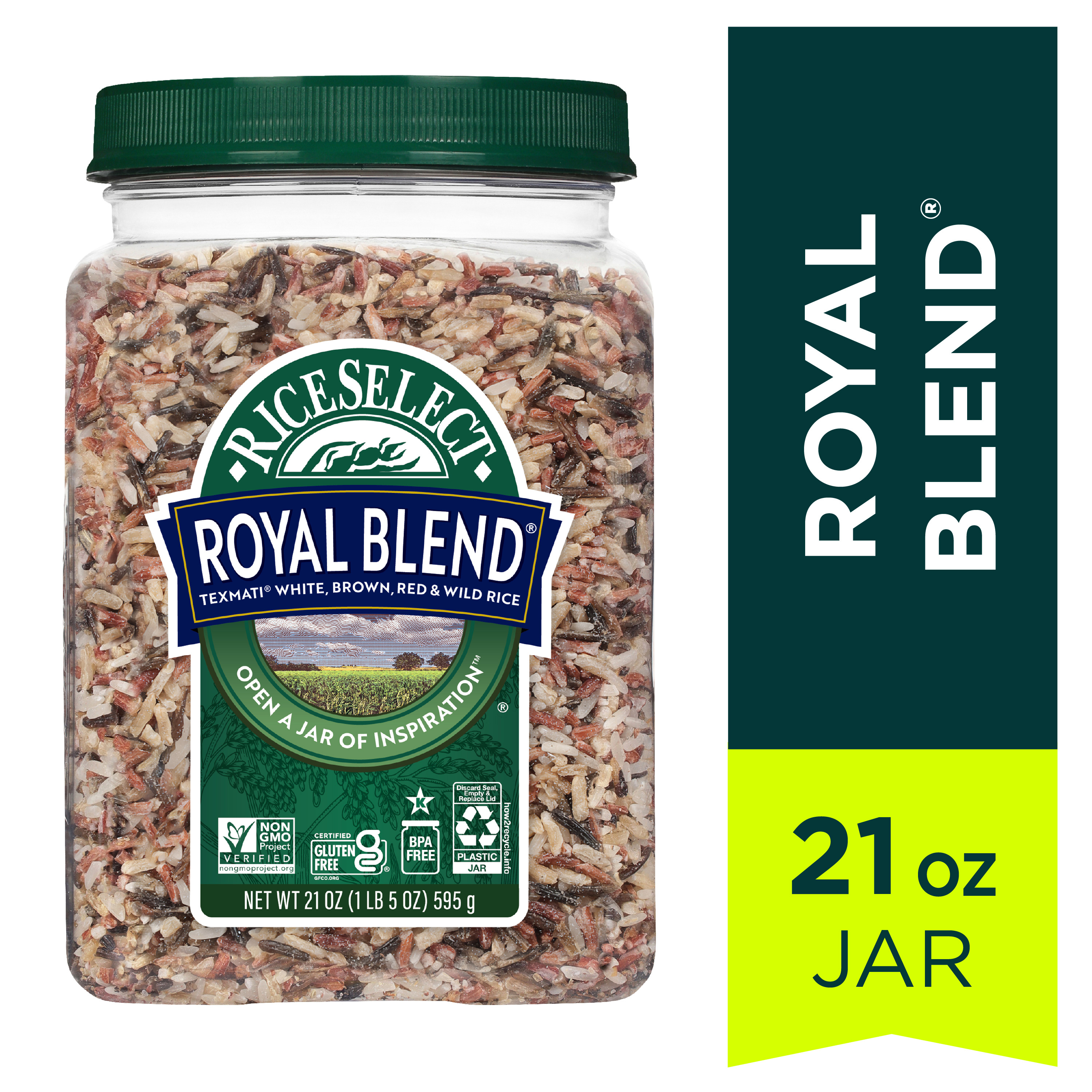Texmati, White, Brown, Wild & Red Rice Blend