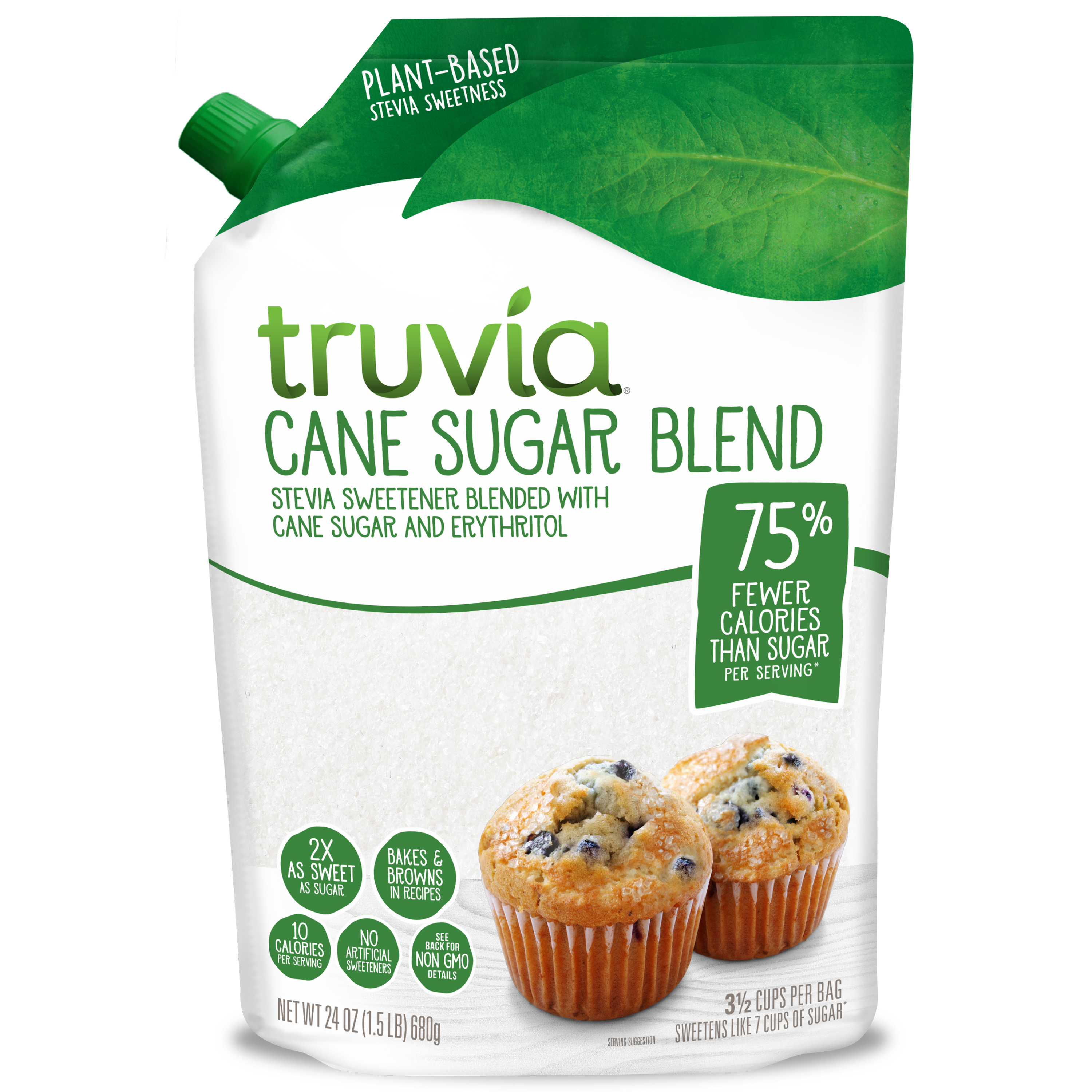 Sweetener Blended With Cane Sugar