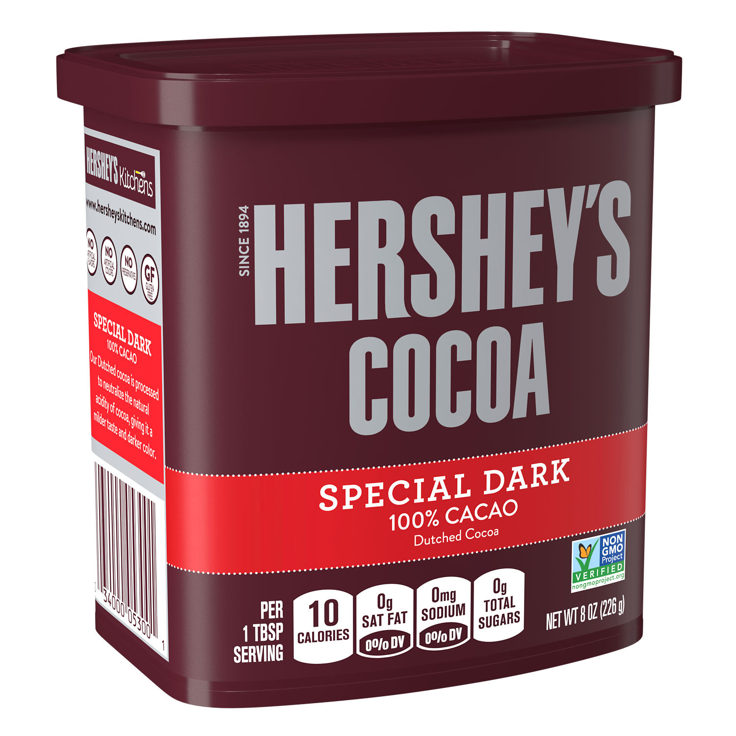 Hershey's Special Dark Mildly Sweet Dark Chocolate Sugar Free Cocoa, Halloween Baking Supplies