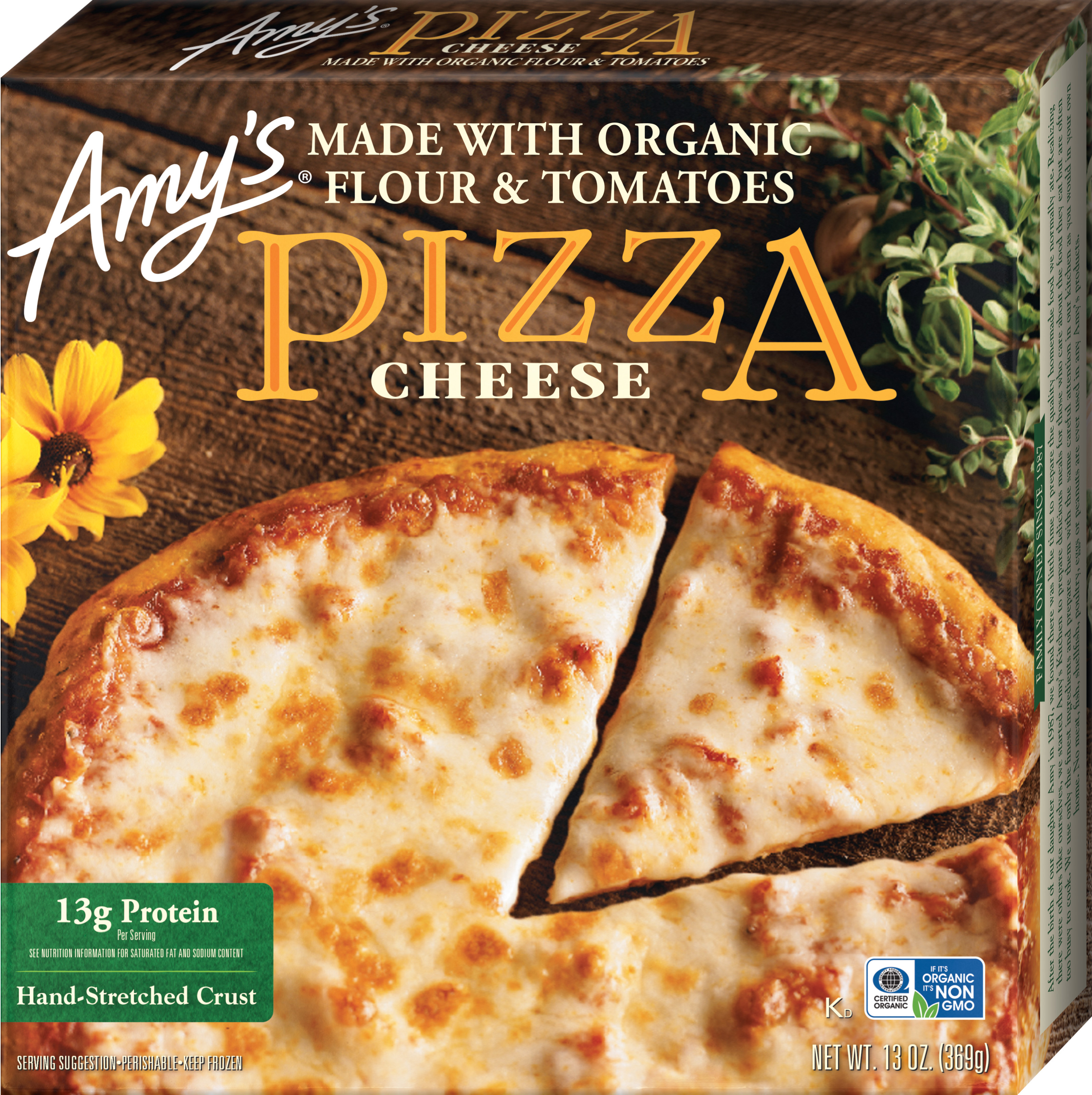Cheese Made with Organic Flour & Tomatoes Hand-Stretched Wheat Crust Pizza