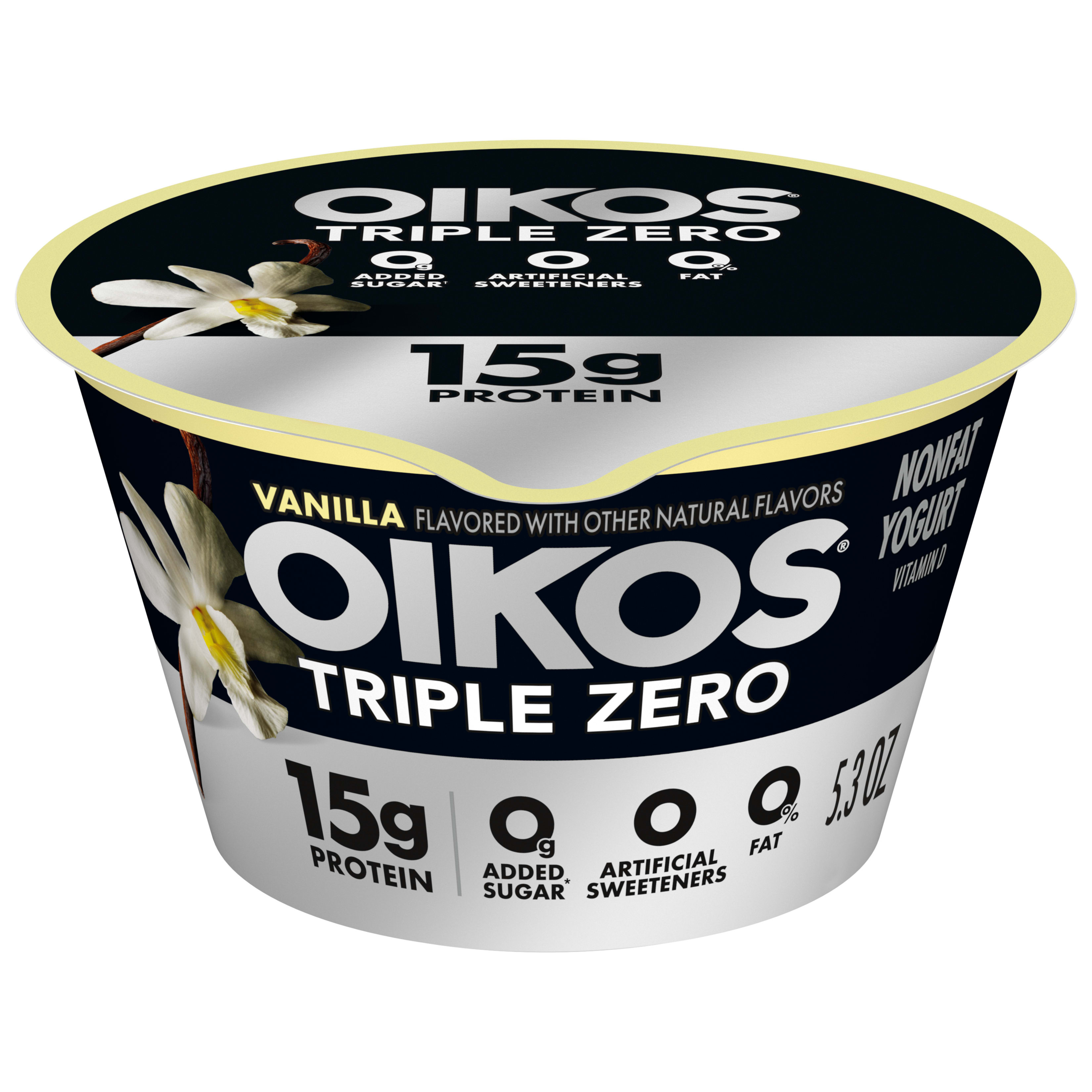 Vanilla Triple Zero Blended Greek Nonfat Yogurt