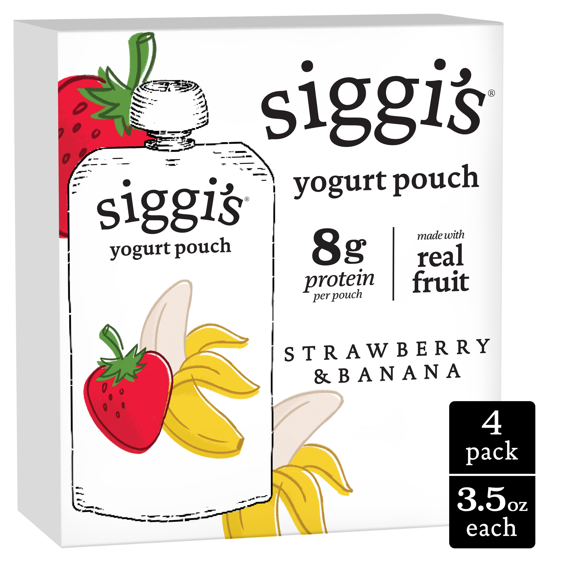 Siggi's Kids Lowfat Strawberry & Banana Yogurt