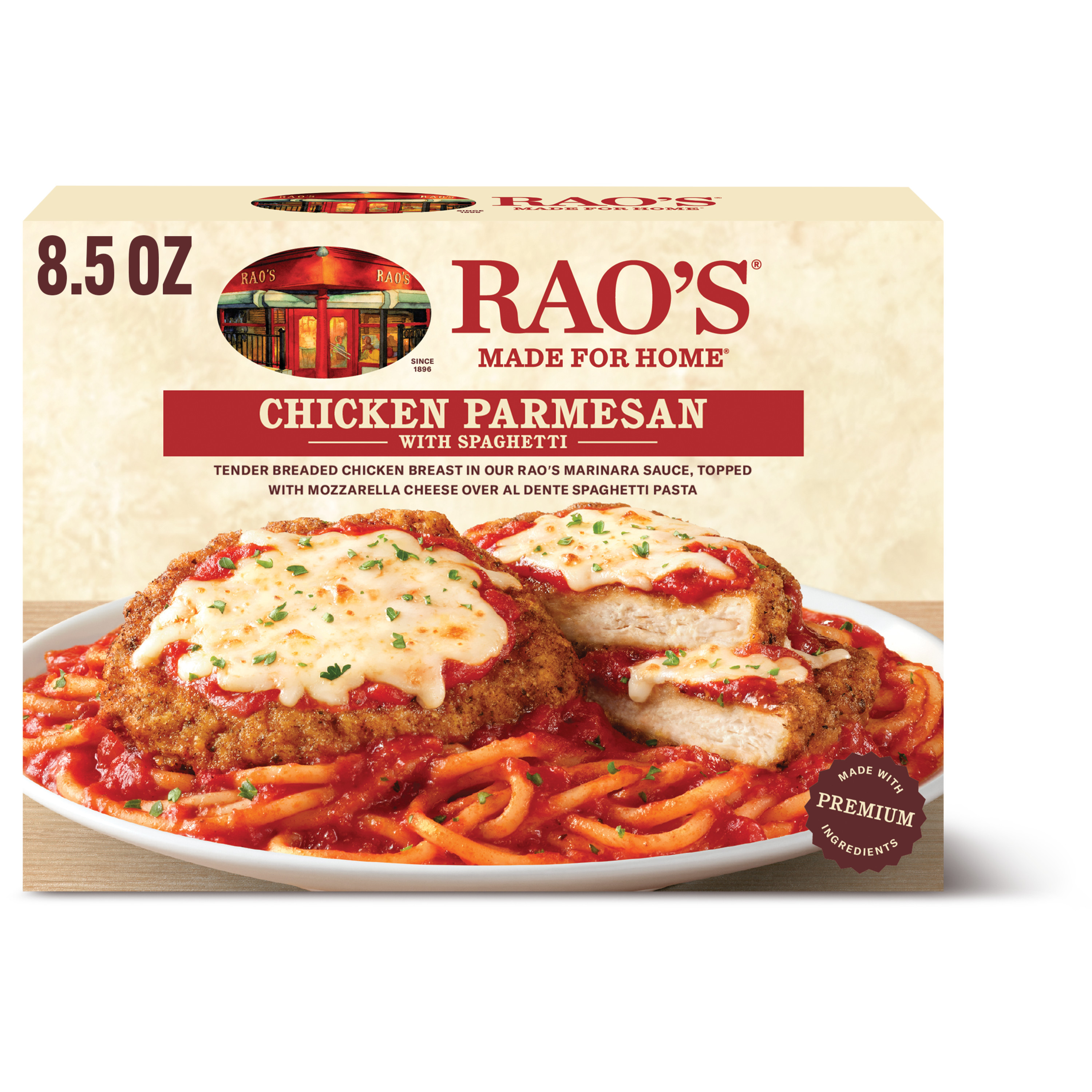 Chicken Parmesan Breaded Chicken With Marinara Sauce & Mozzarella Over Pasta