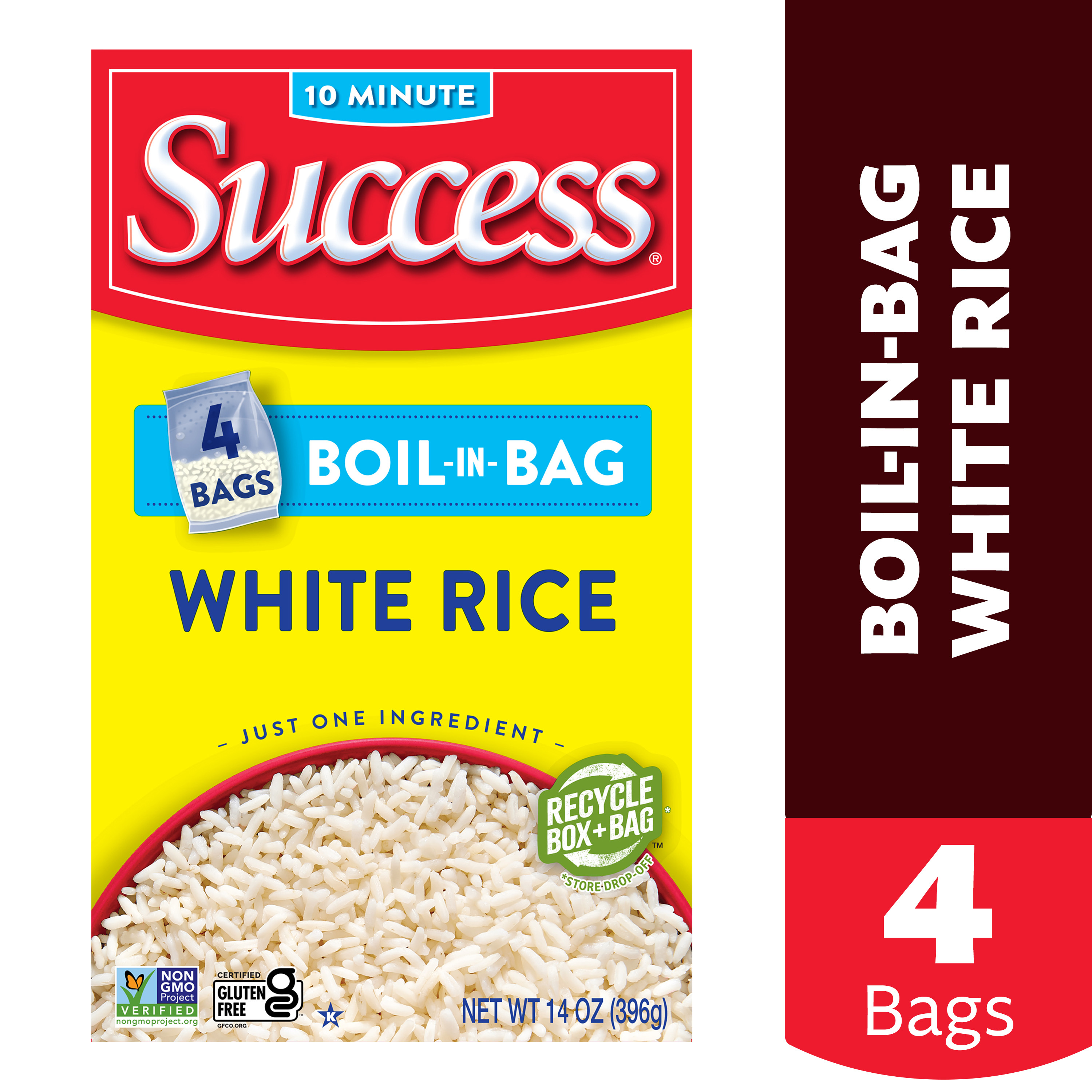 Boil-In-Bag Precooked White Rice