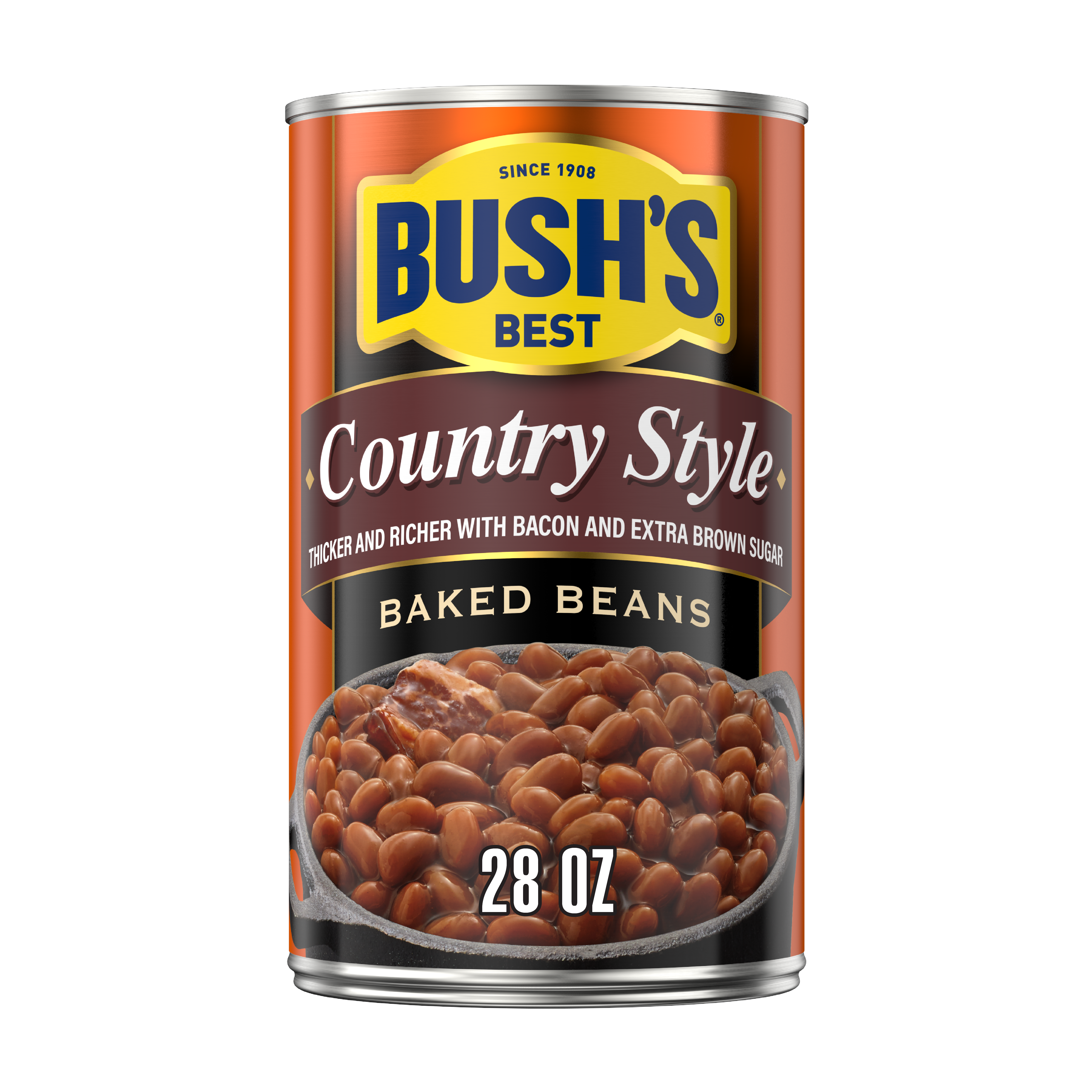 Country Style Thick, Rich Sauce with Bacon & Extra Brown Sugar Baked Beans