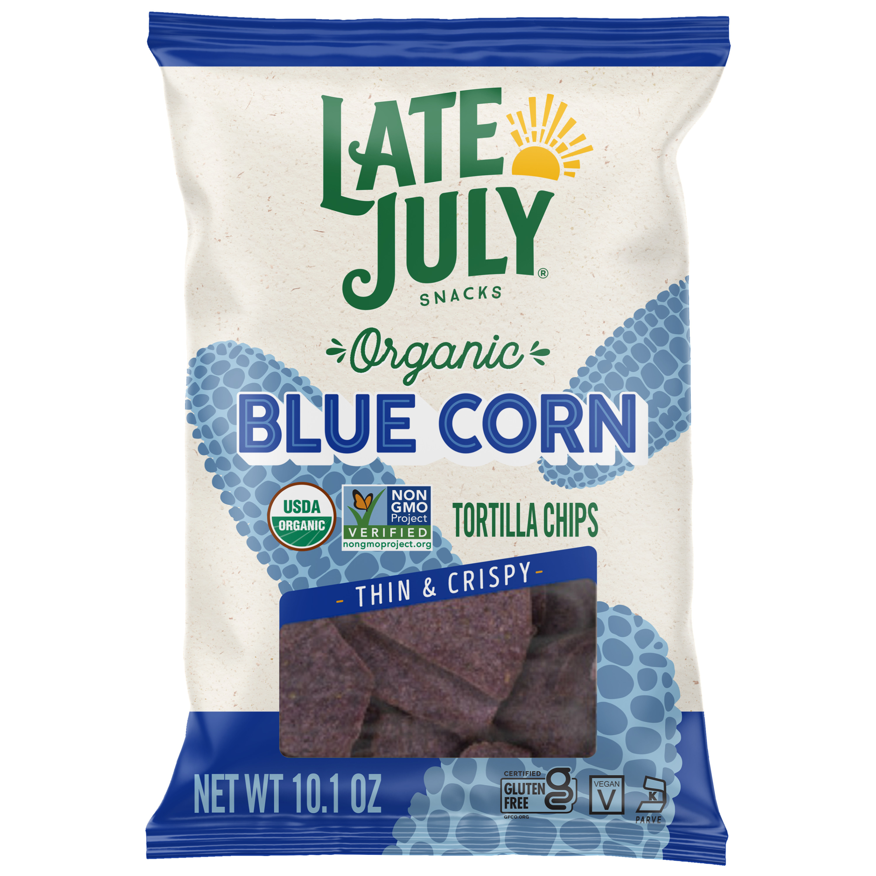 Late July Thin & Crispy Organic Blue Corn Tortilla Chips
