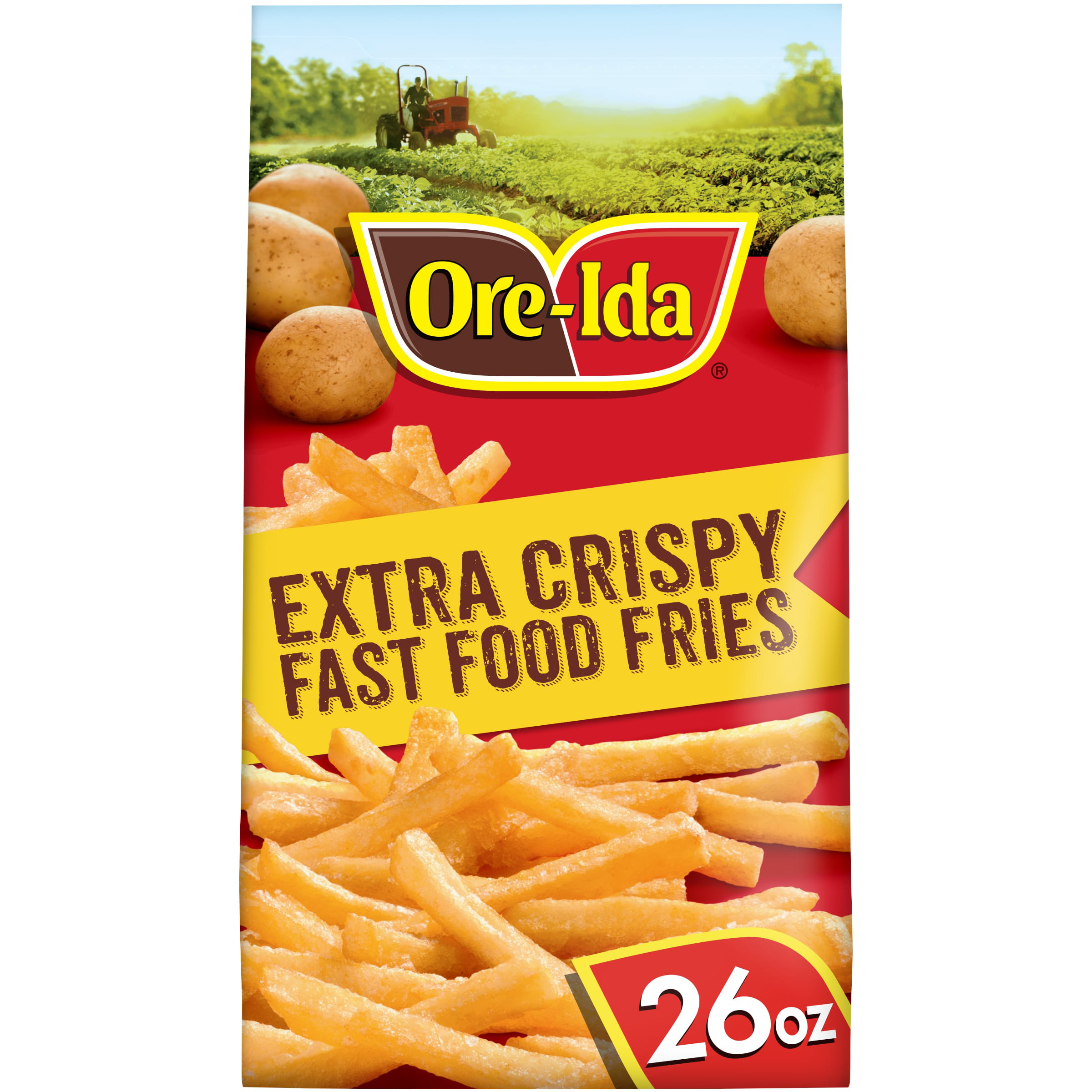 Extra Crispy Fast Food Fries French Fried Potatoes
