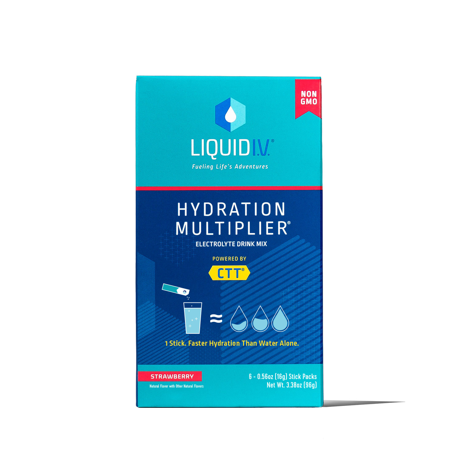 Liquid I.V. Hydration Multiplier Strawberry Electrolyte Drink Mix