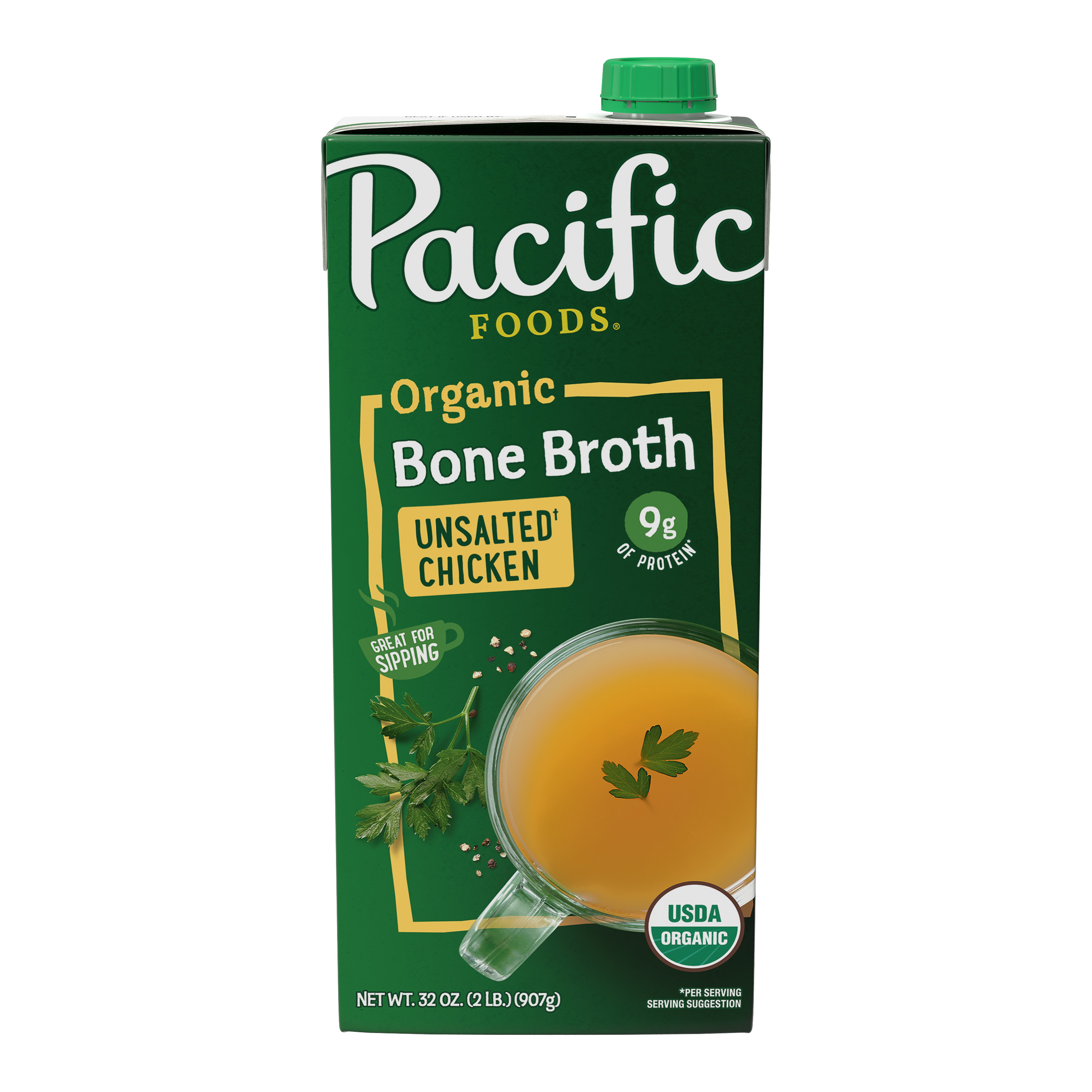 Organic Unsalted Chicken Bone Broth