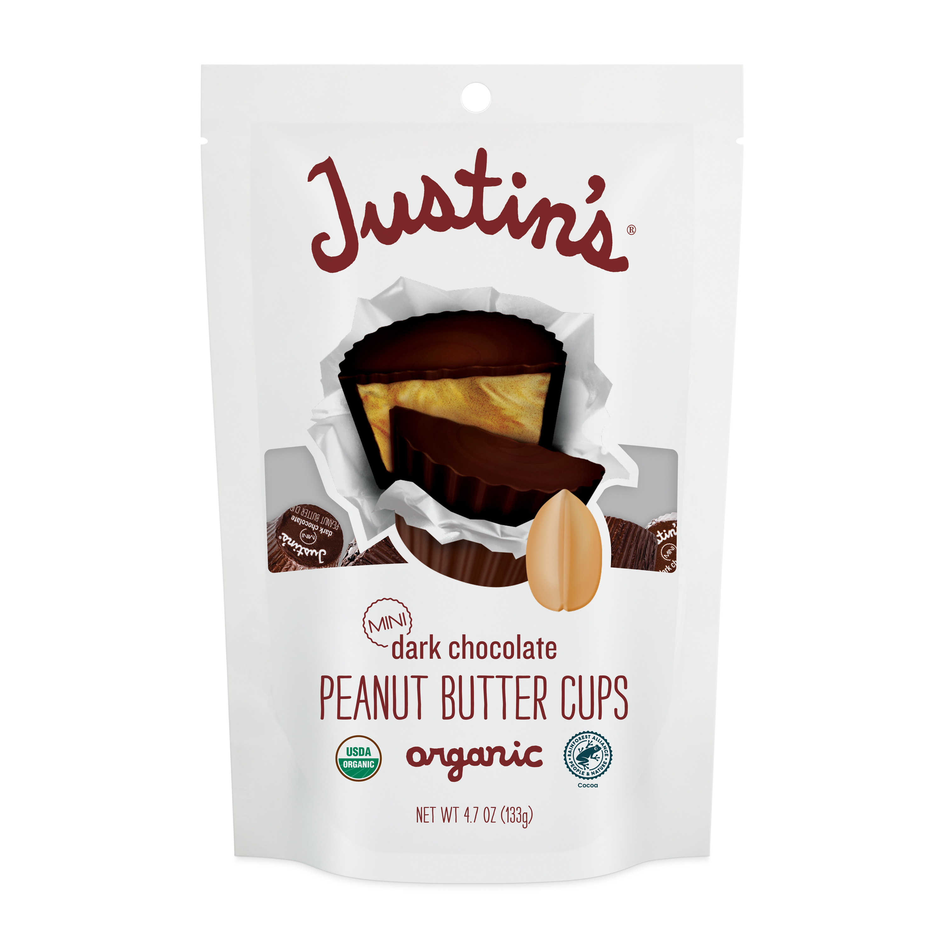 Dark Chocolate Organic Mini Peanut Butter Cups