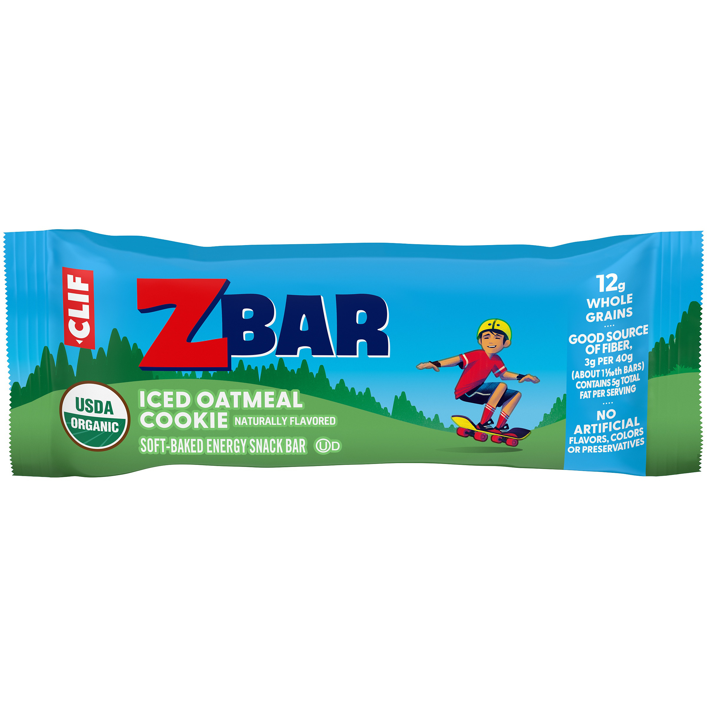 Iced Oatmeal Cookie Organic Baked Whole Grain Energy Snack Bar
