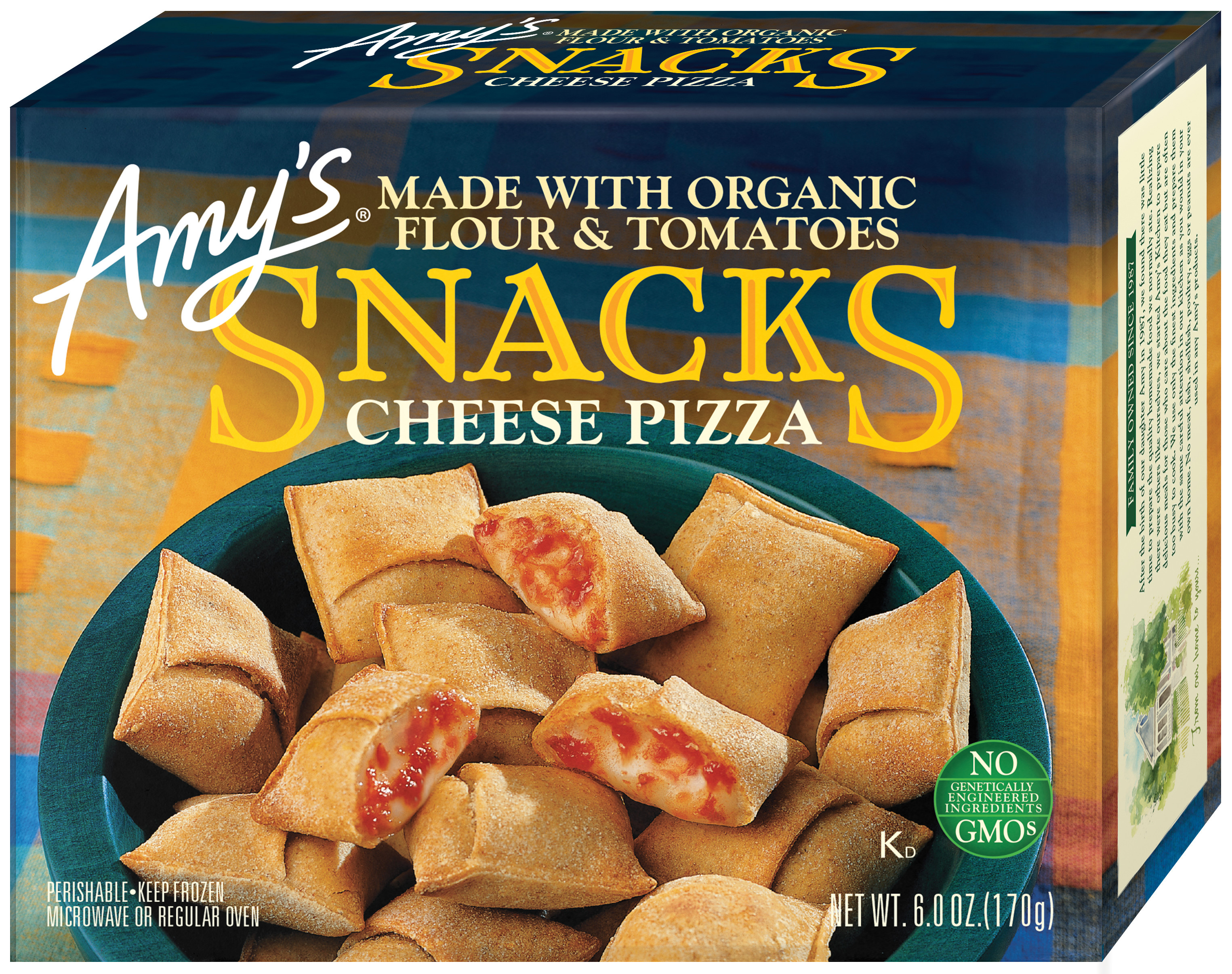 Cheese Pizza Snacks Made With Organic Flour & Tomatoes