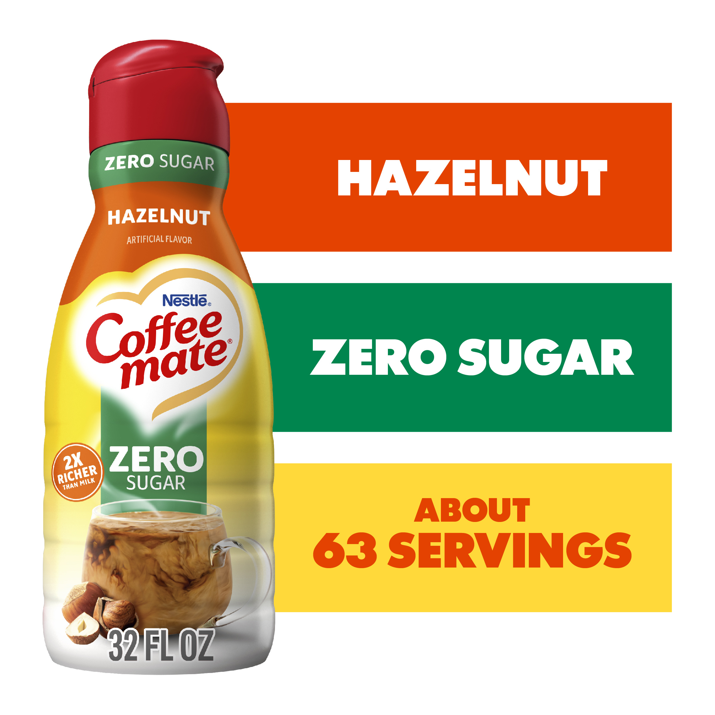 Hazelnut Flavor Sugar Free Coffee Creamer