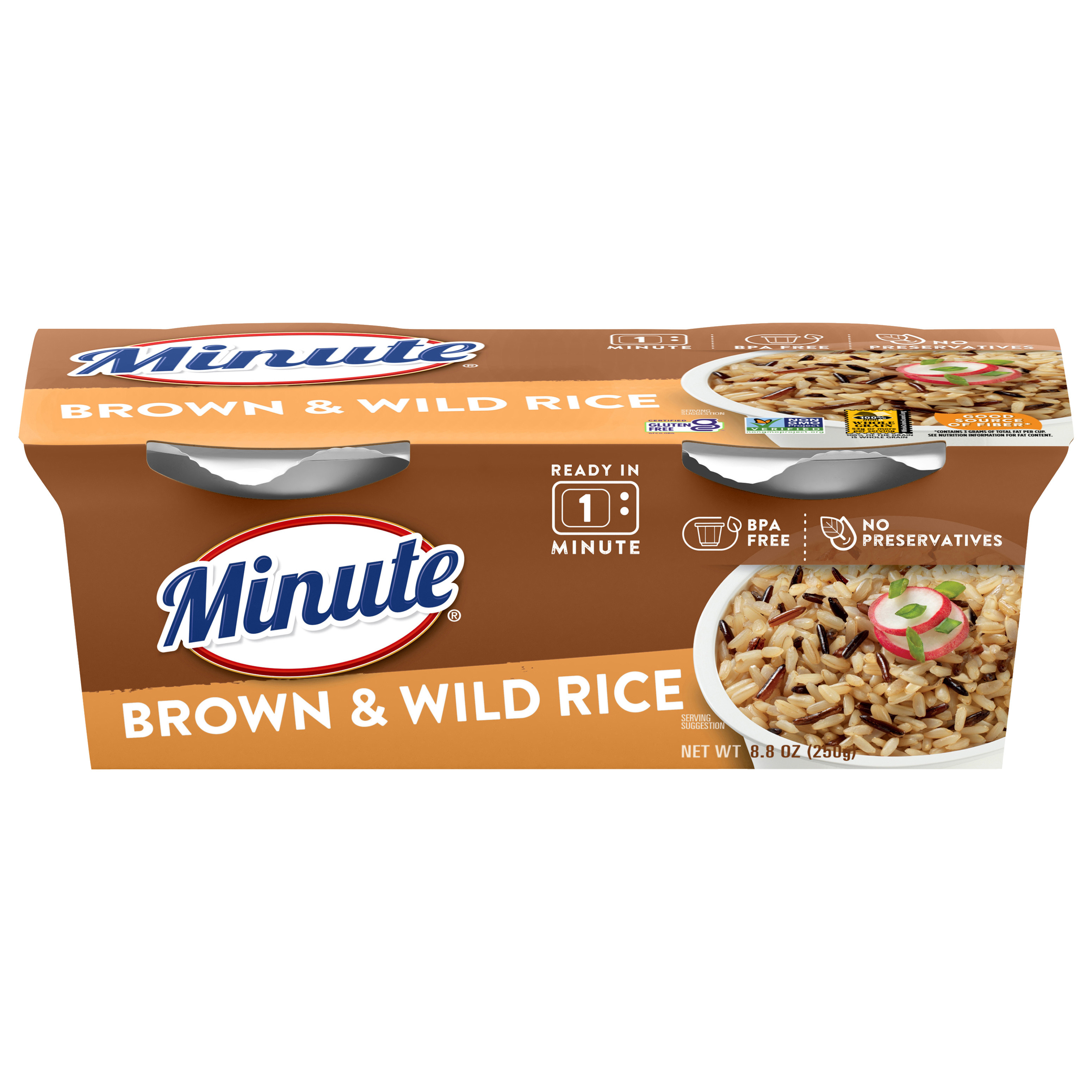 READY TO SERVE! BROWN & WILD RICE